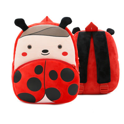 Cute Plush  Cartoon School  Animal Toys Bag