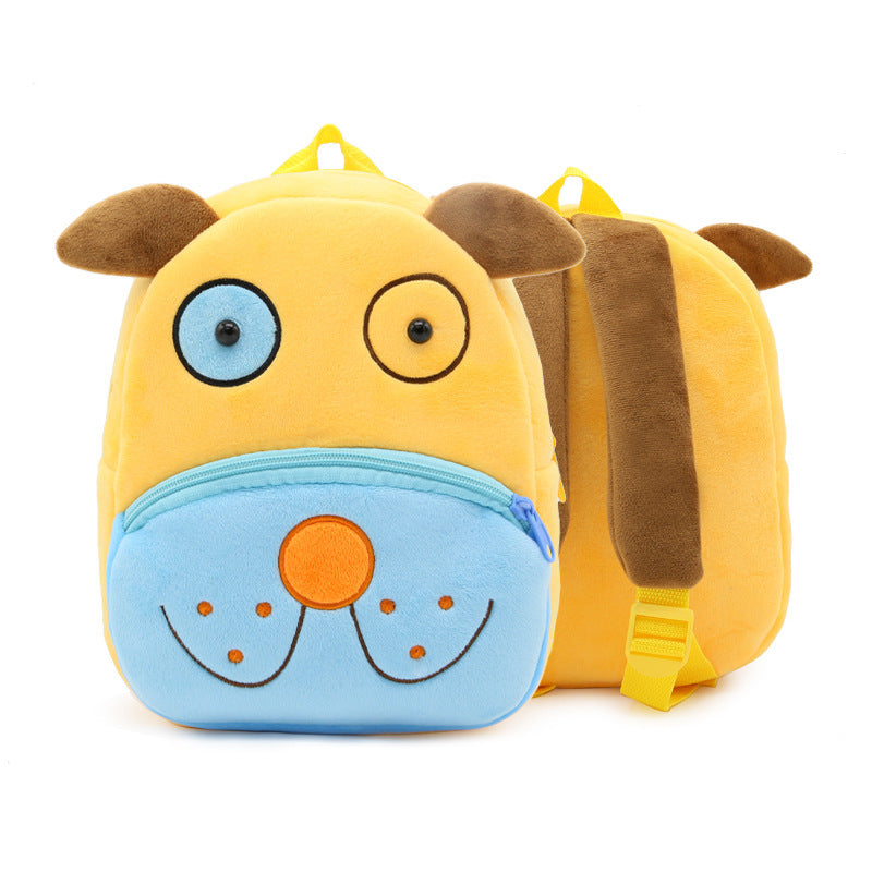 Cute Plush  Cartoon School  Animal Toys Bag