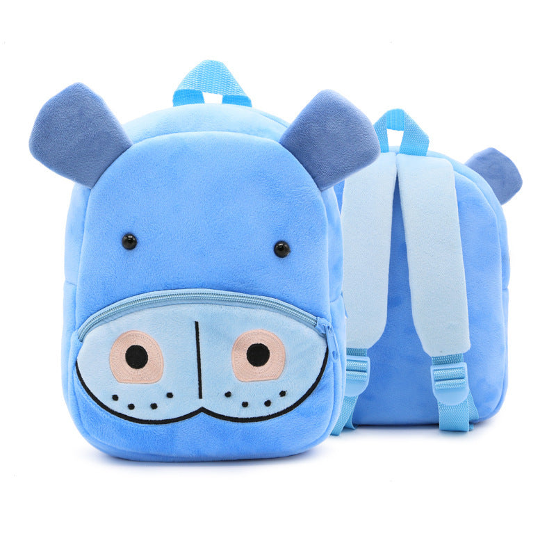 Cute Plush  Cartoon School  Animal Toys Bag