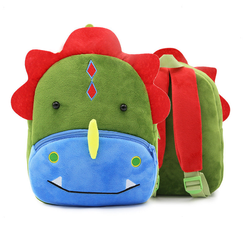 Cute Plush  Cartoon School  Animal Toys Bag