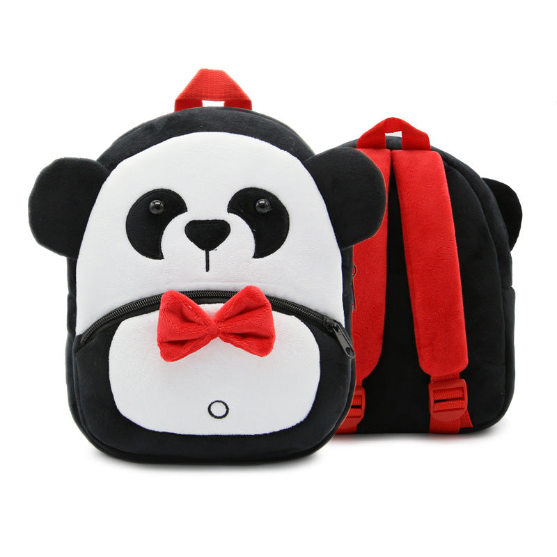 Cute Plush  Cartoon School  Animal Toys Bag