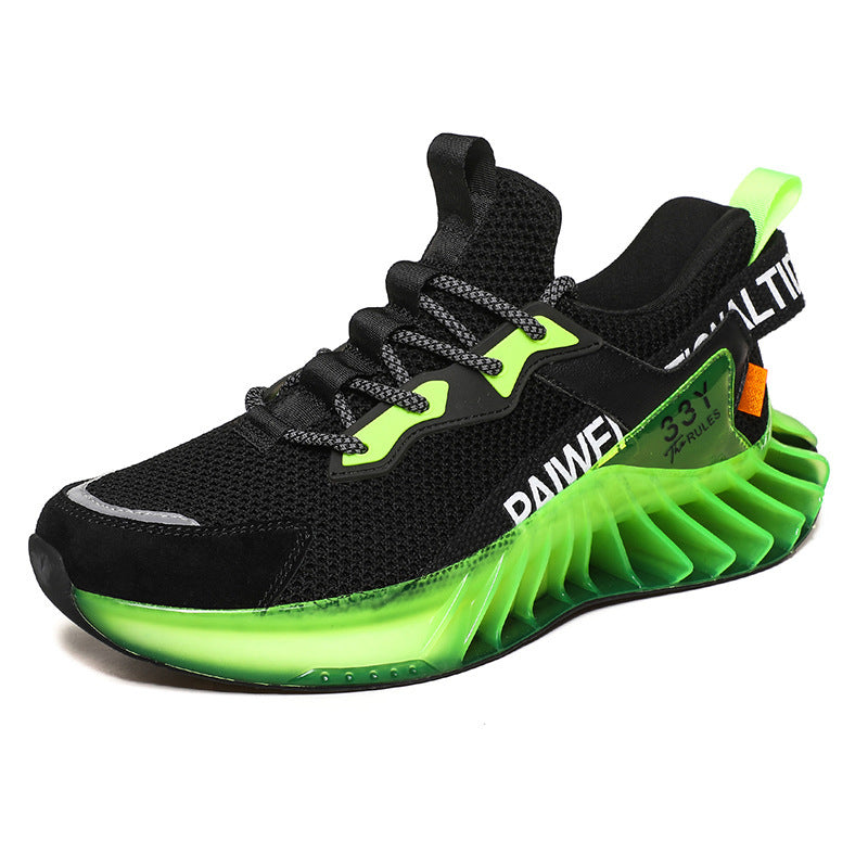 Breathable Shock Absorption Reflective Sneakers