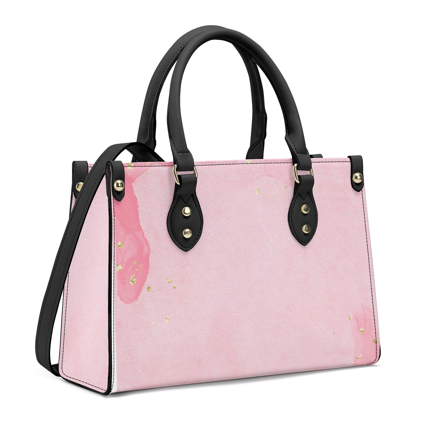 Pinky Sparkles Luxury Women PU Handbag