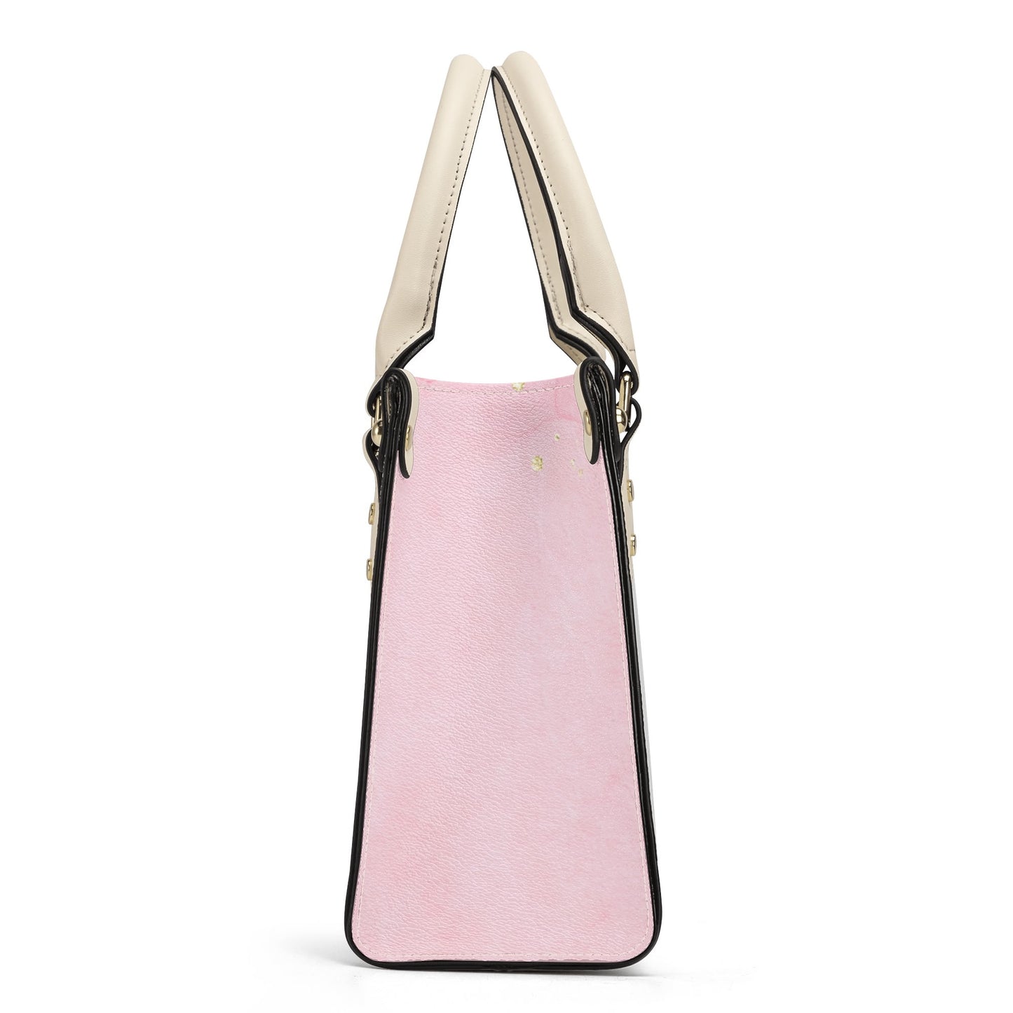 Pinky Sparkles Luxury Women PU Handbag