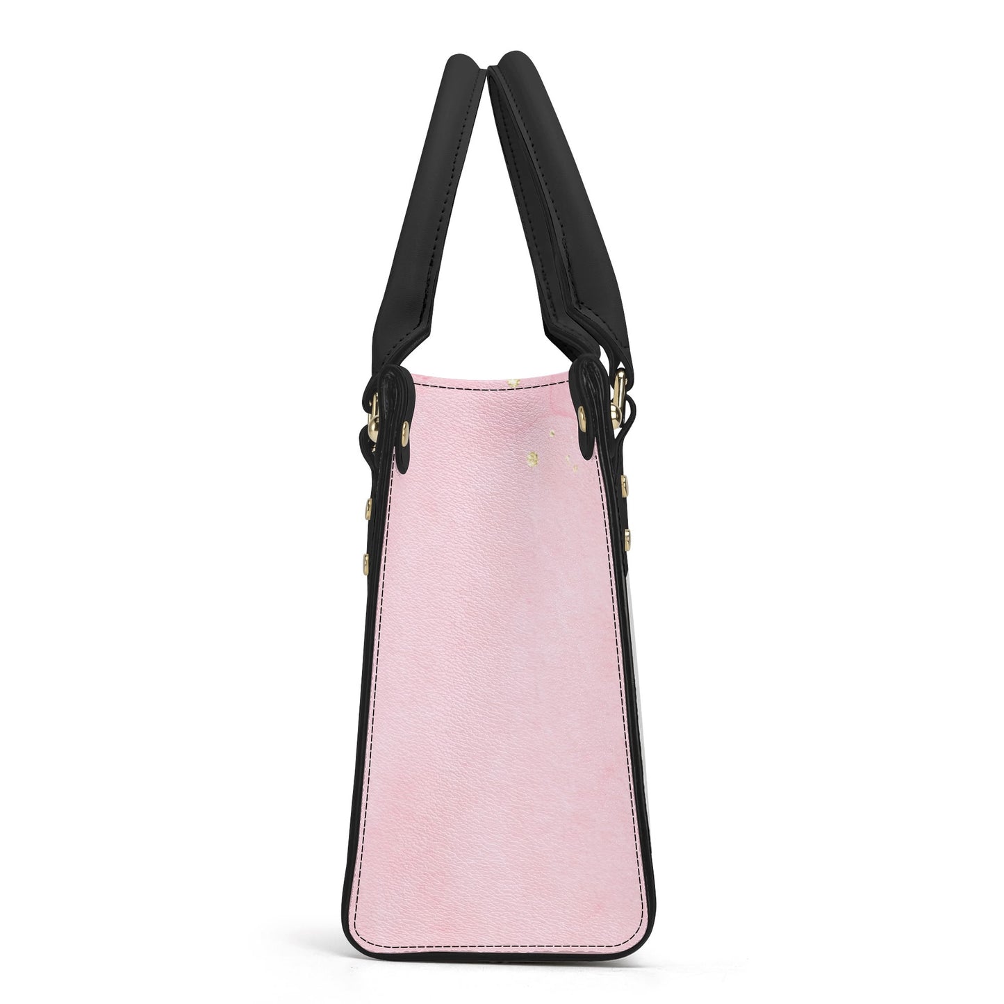 Pinky Sparkles Luxury Women PU Handbag