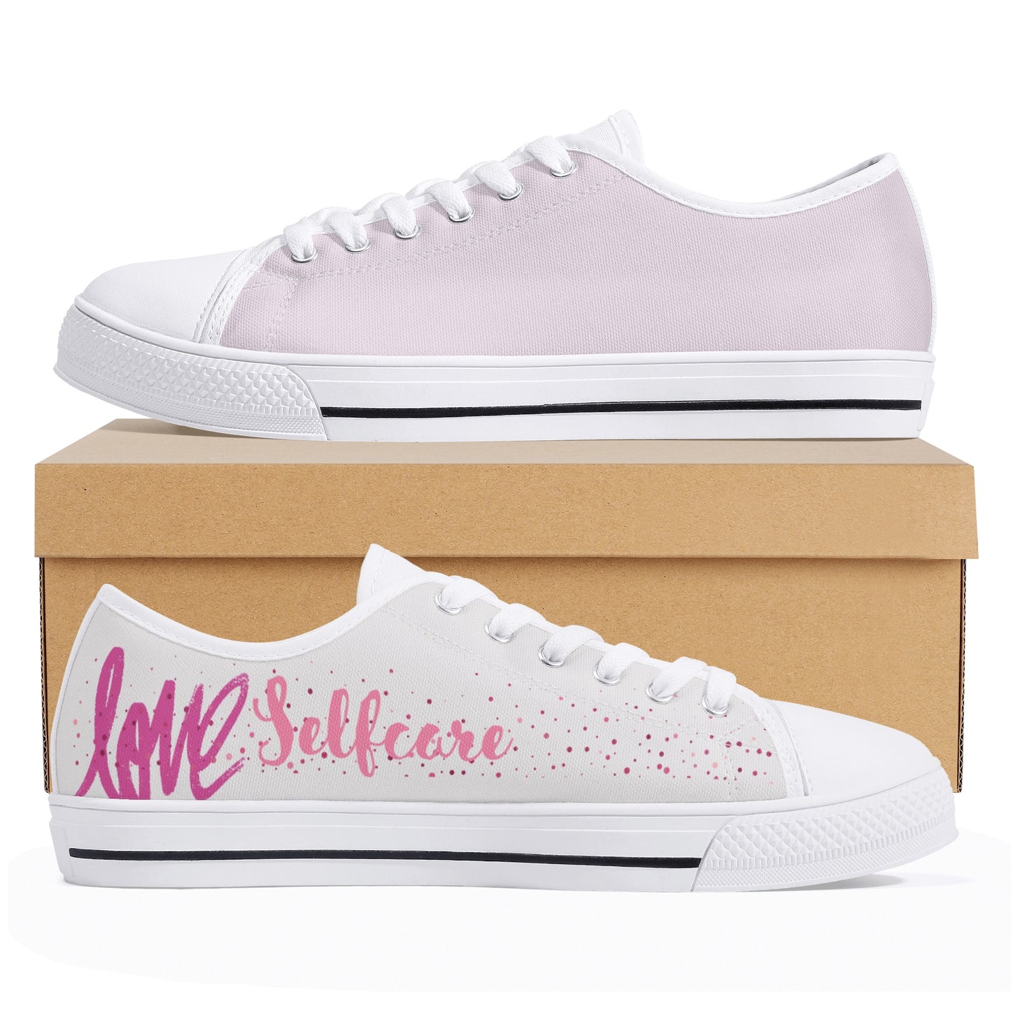 Pinky Love Canvas Shoes