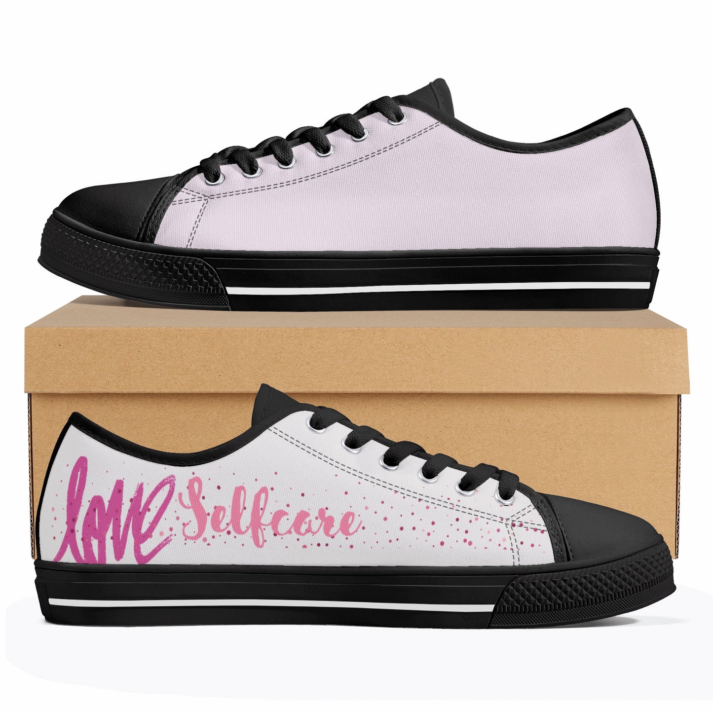 Pinky Love Canvas Shoes