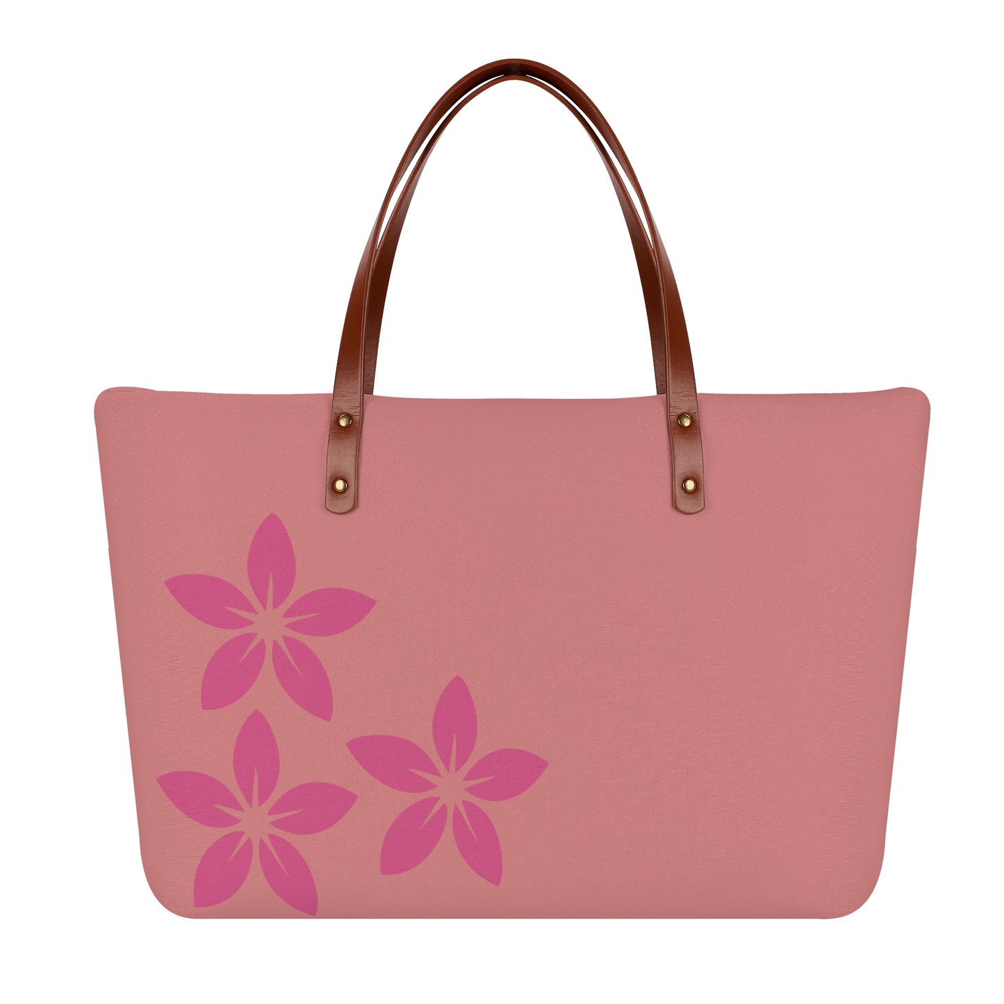 Blush Pink Floral Tote Bag