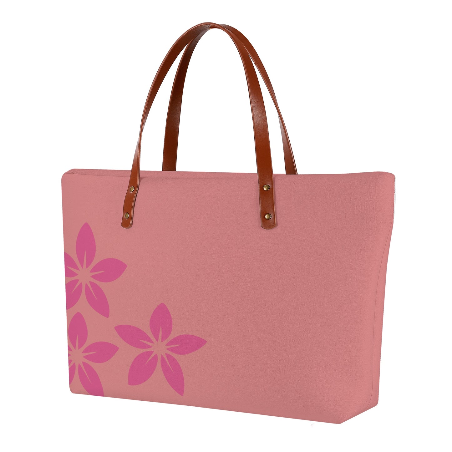 Blush Pink Floral Tote Bag