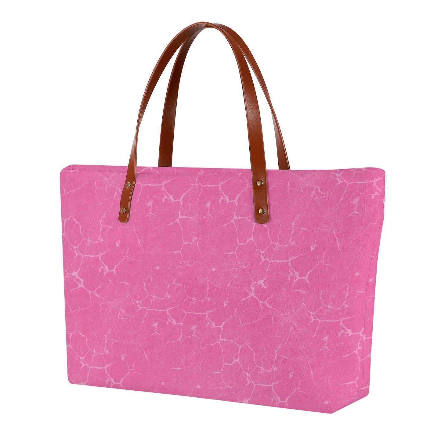 Cracked Pink Texture Tote Bag