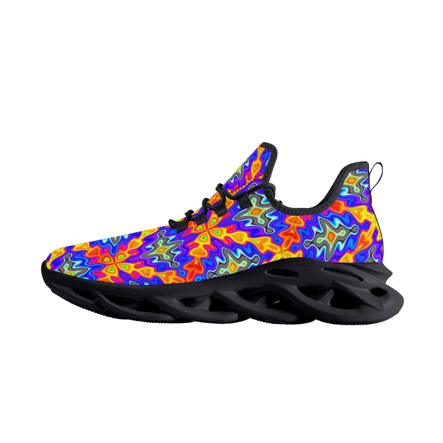 Colorful Abstract Pattern Sneakers