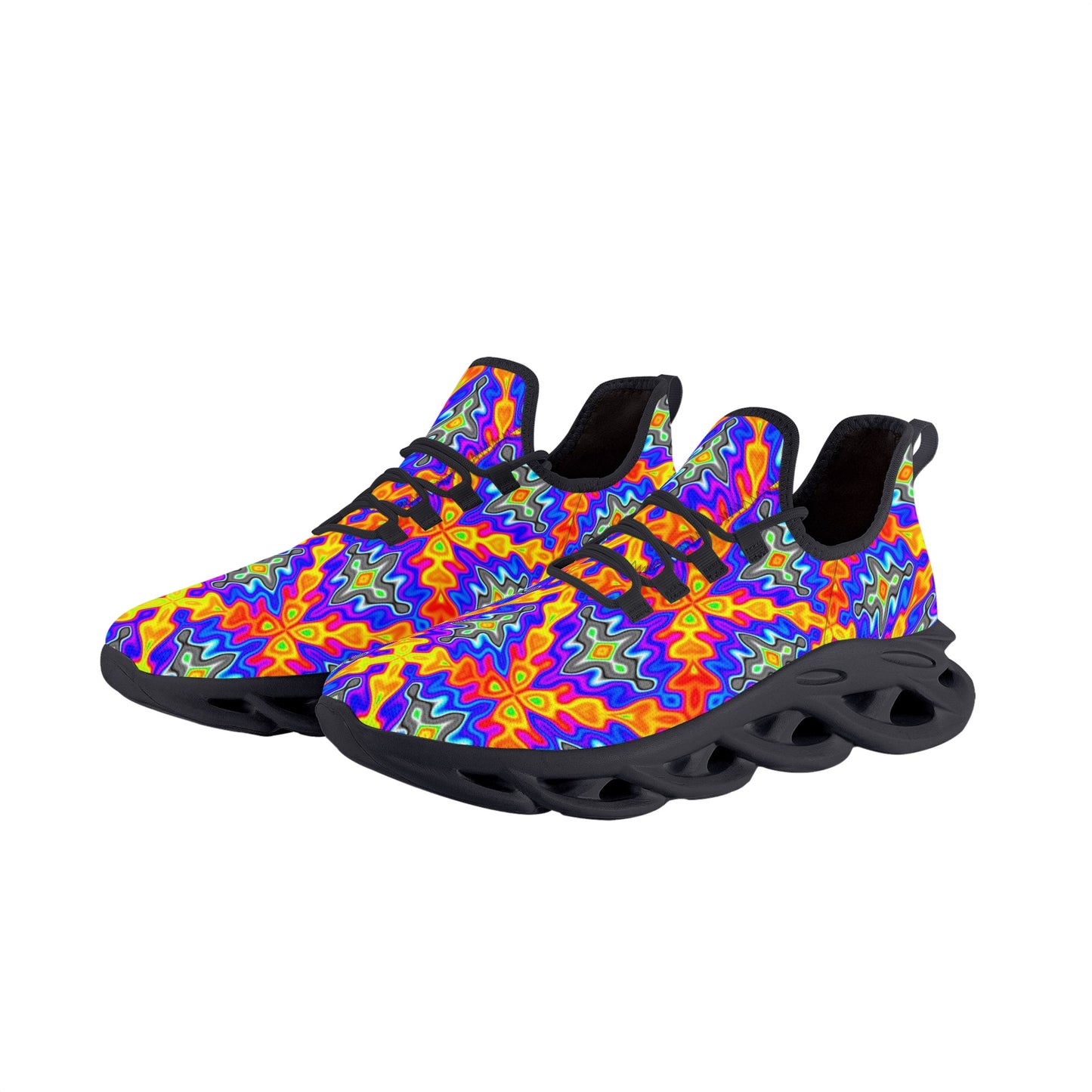 Colorful Abstract Pattern Sneakers