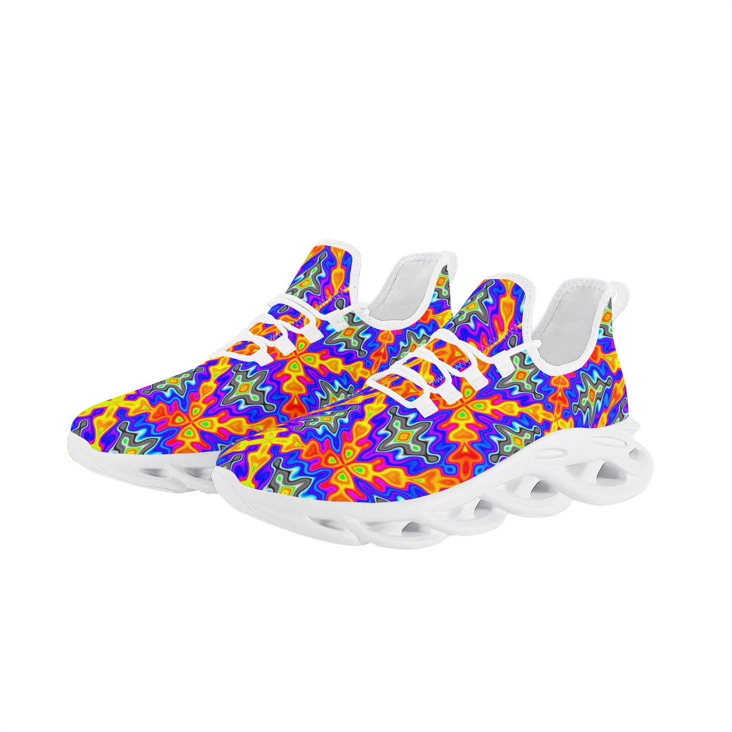 Colorful Abstract Pattern Sneakers