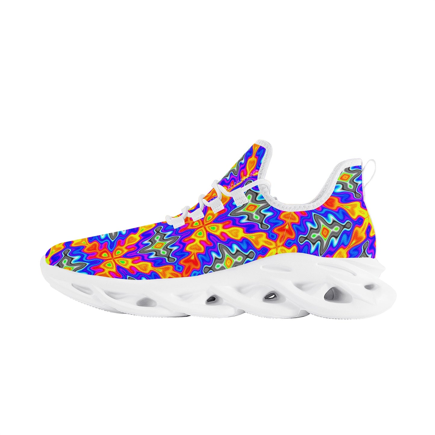 Colorful Abstract Pattern Sneakers