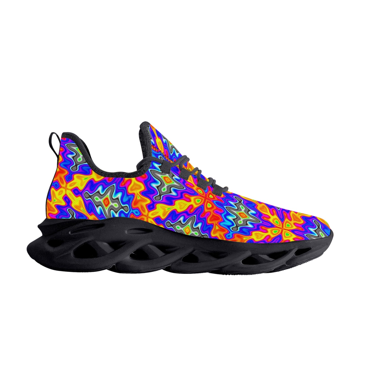 Colorful Abstract Pattern Sneakers