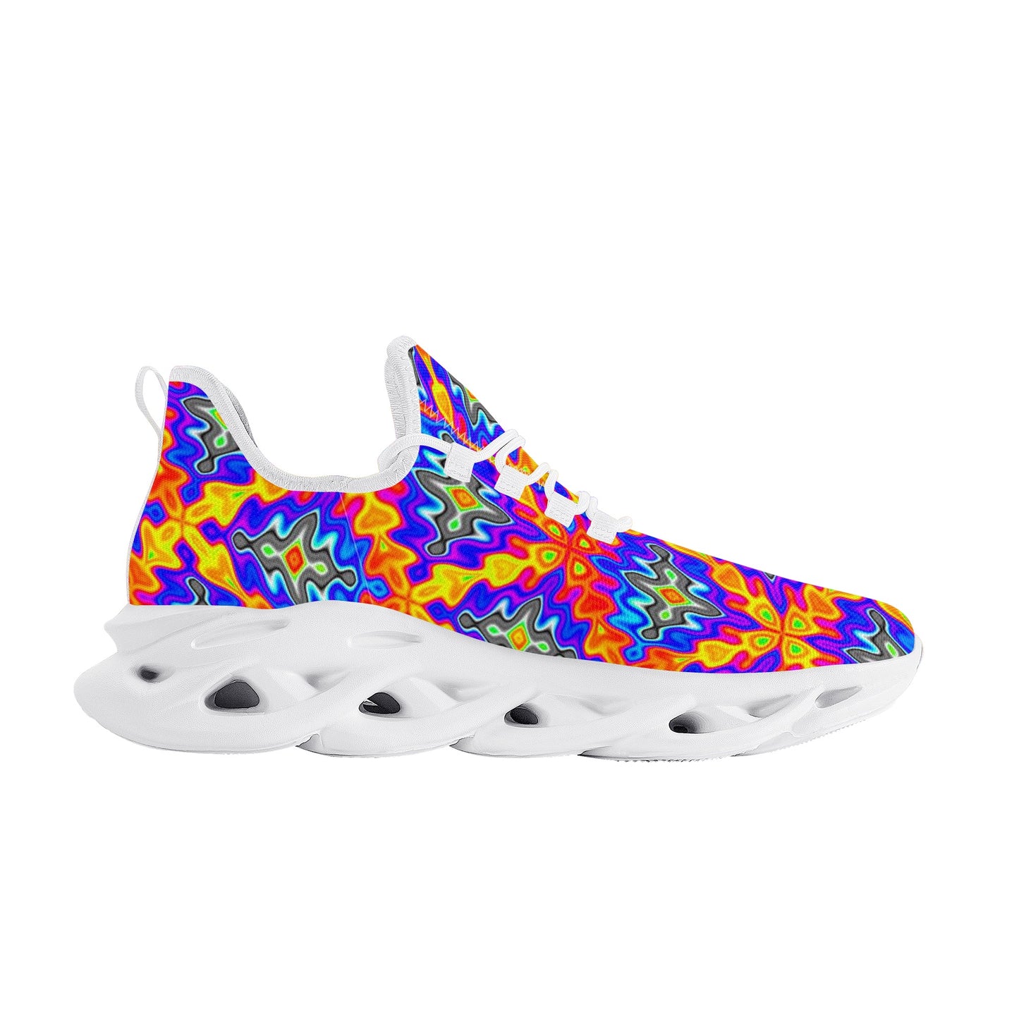 Colorful Abstract Pattern Sneakers