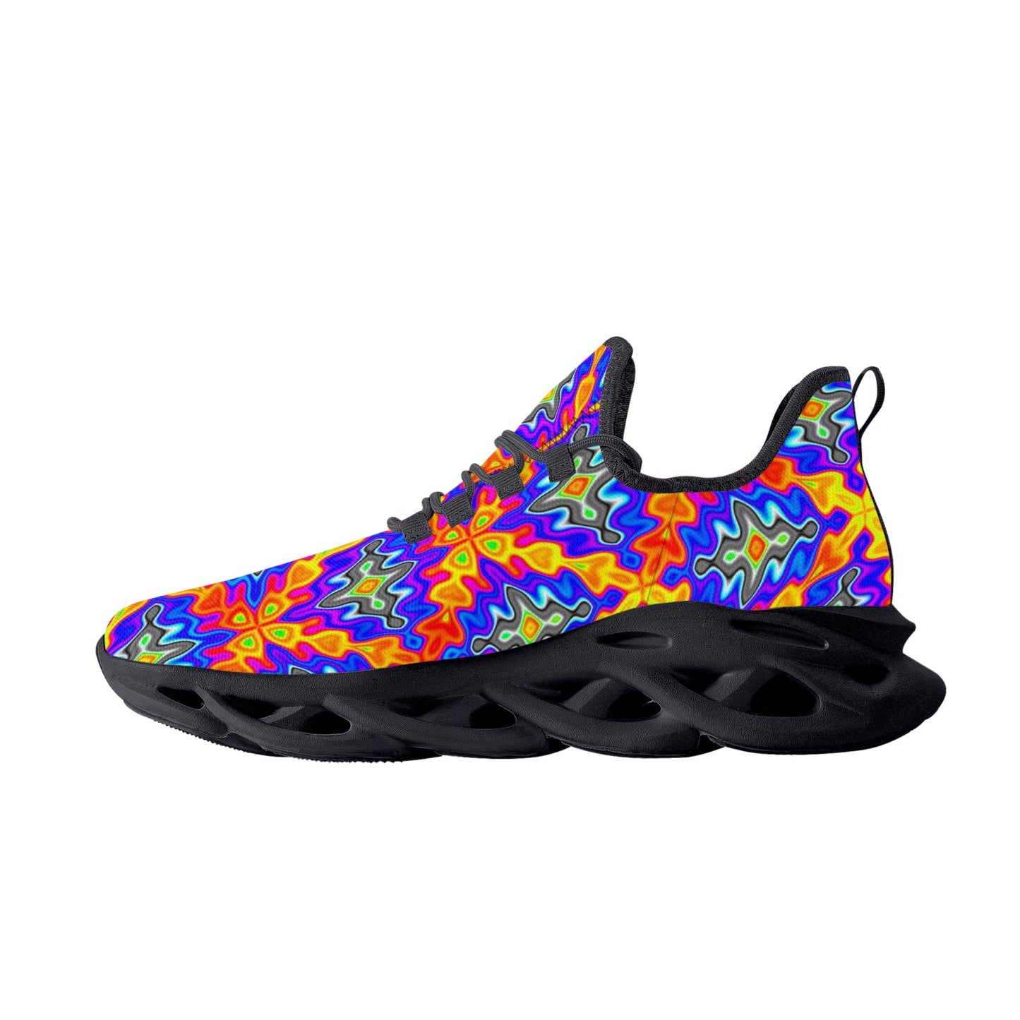 Colorful Abstract Pattern Sneakers