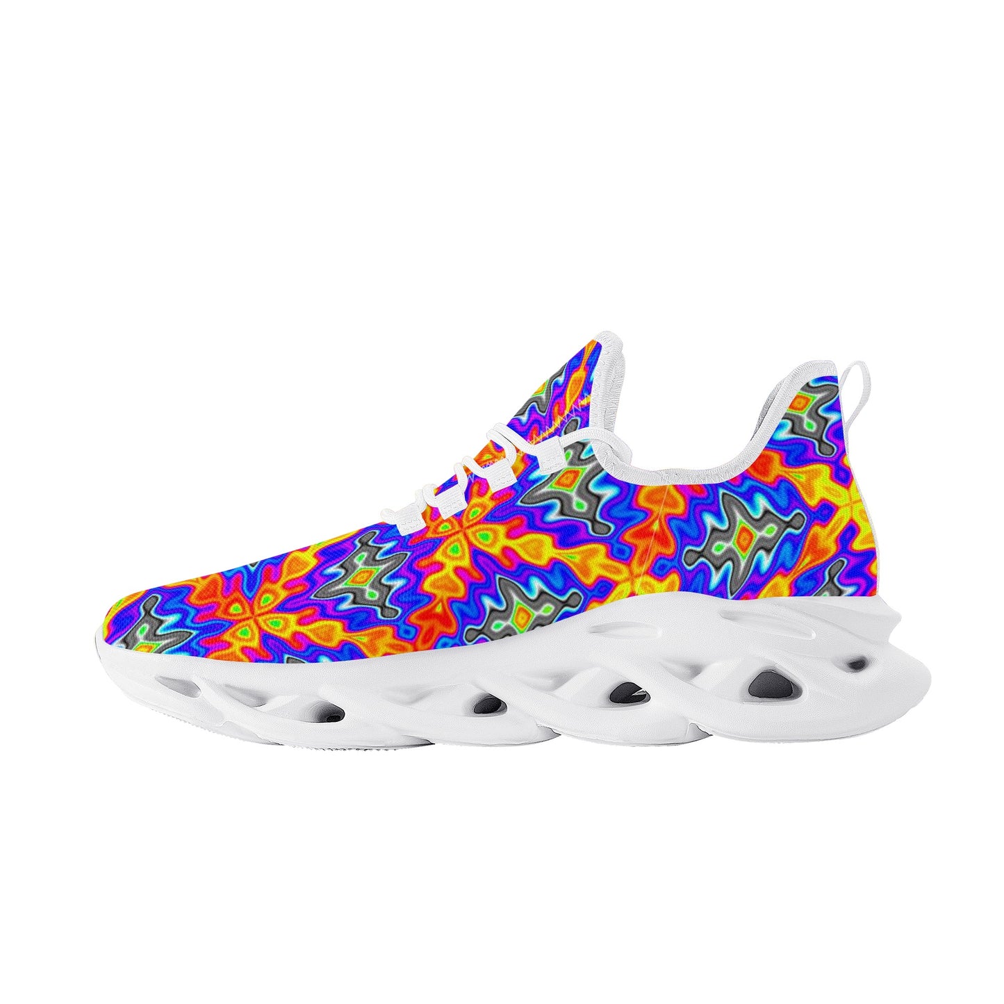 Colorful Abstract Pattern Sneakers