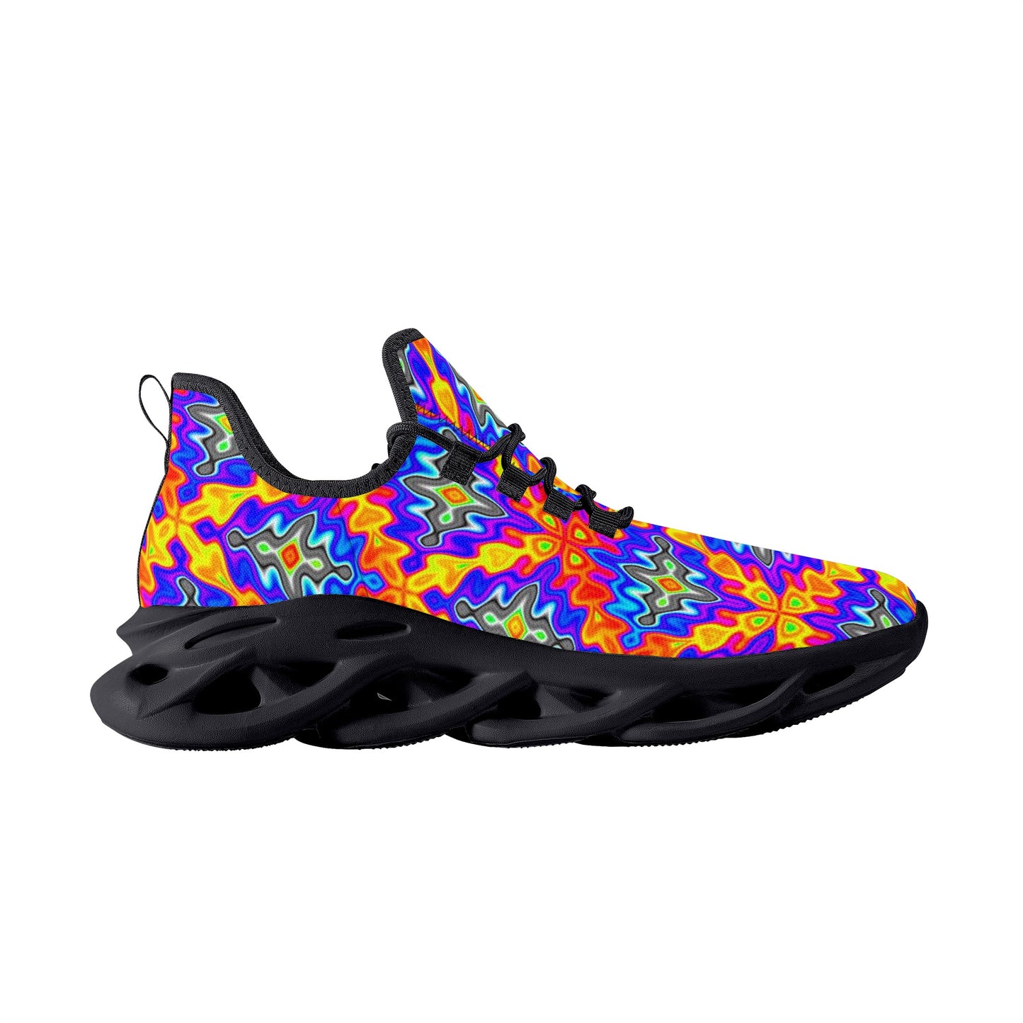 Colorful Abstract Pattern Sneakers