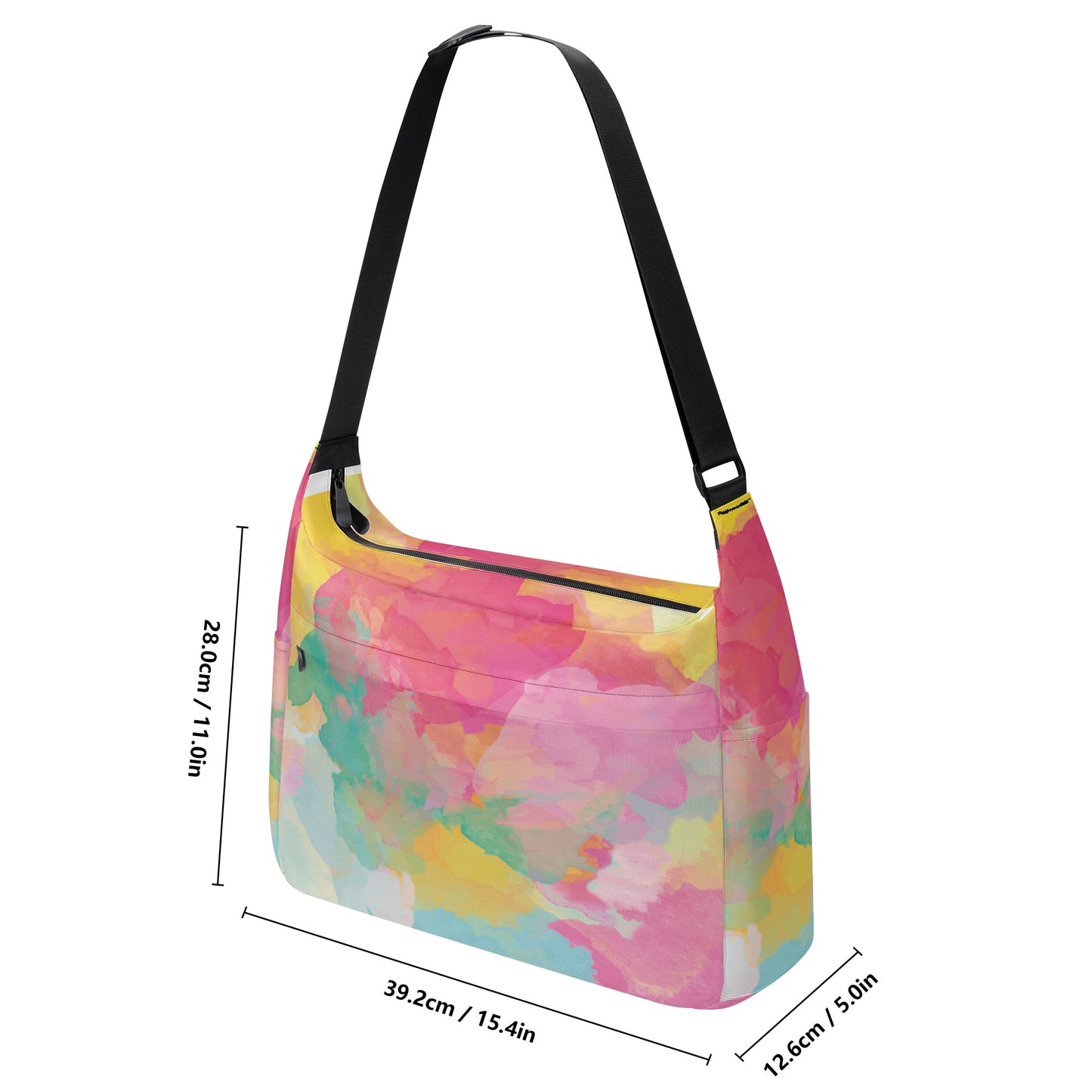 Pastel Dream Watercolor Shoulder Bag