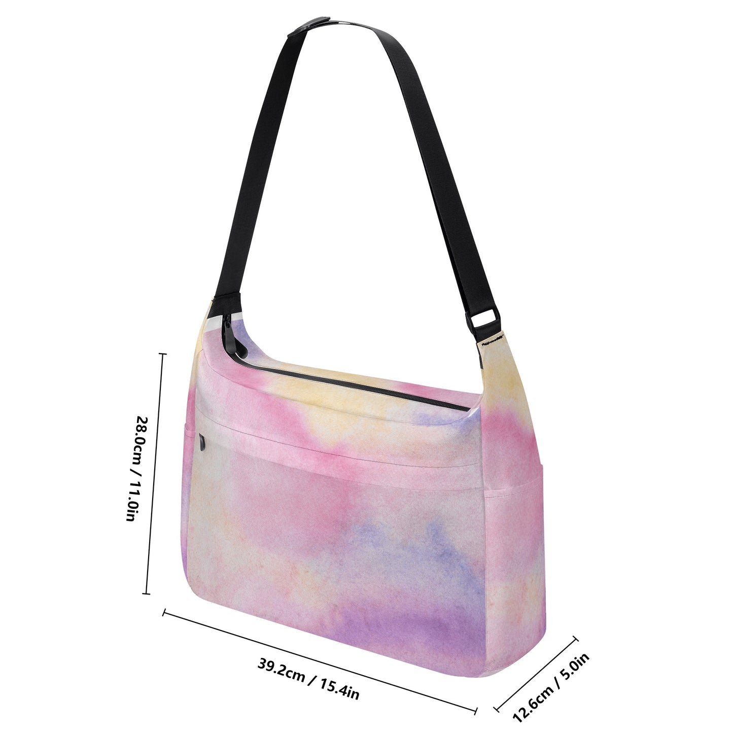 Dreamy Pastel Watercolor Shoulder Bag