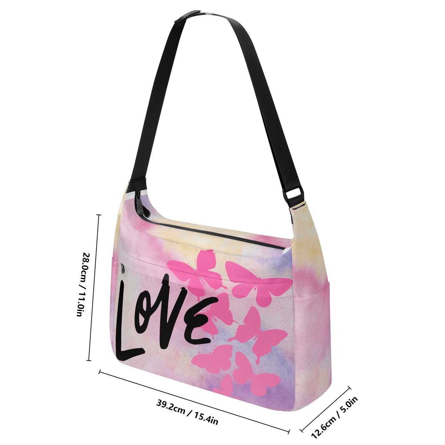 Love & Butterfly Pastel Shoulder Bag