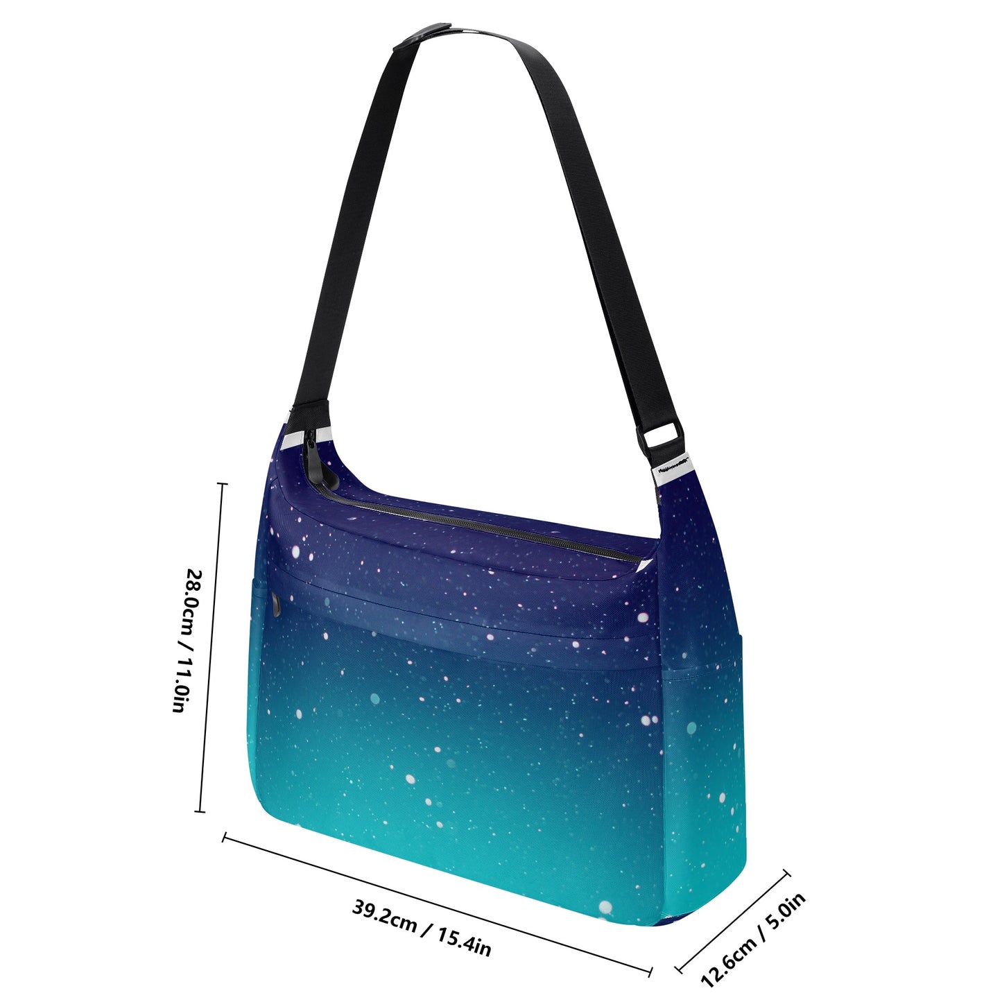 Galaxy Glow Starry Gradient Shoulder Bag