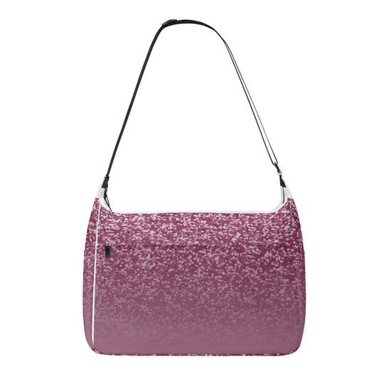 Blush Sparkle Textured Shoulder Bag