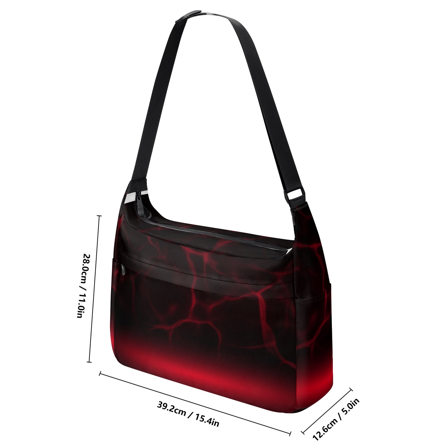 Red Thunder Midnight Shoulder Bag