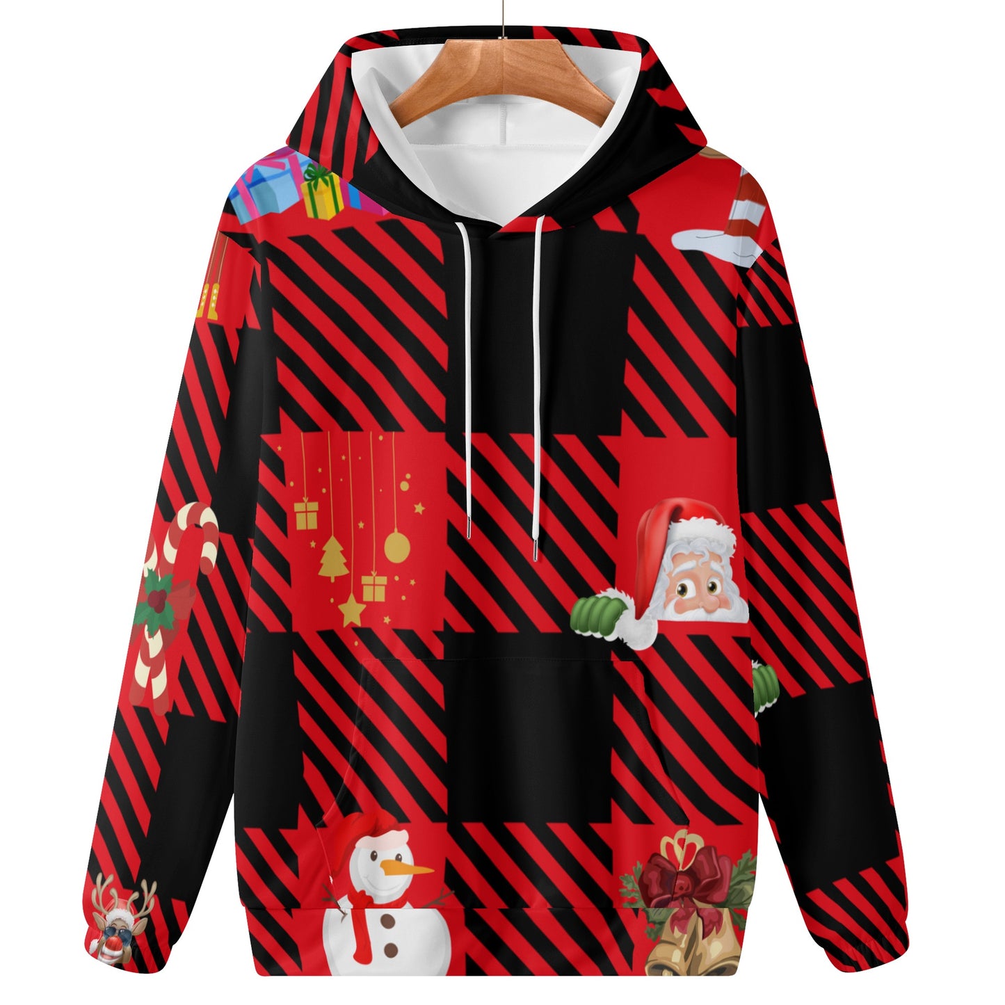 Plaid Holiday Cheer Hoodie