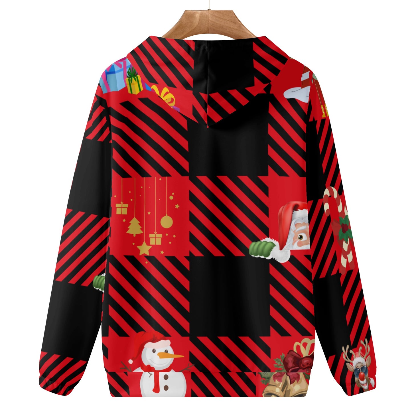 Plaid Holiday Cheer Hoodie