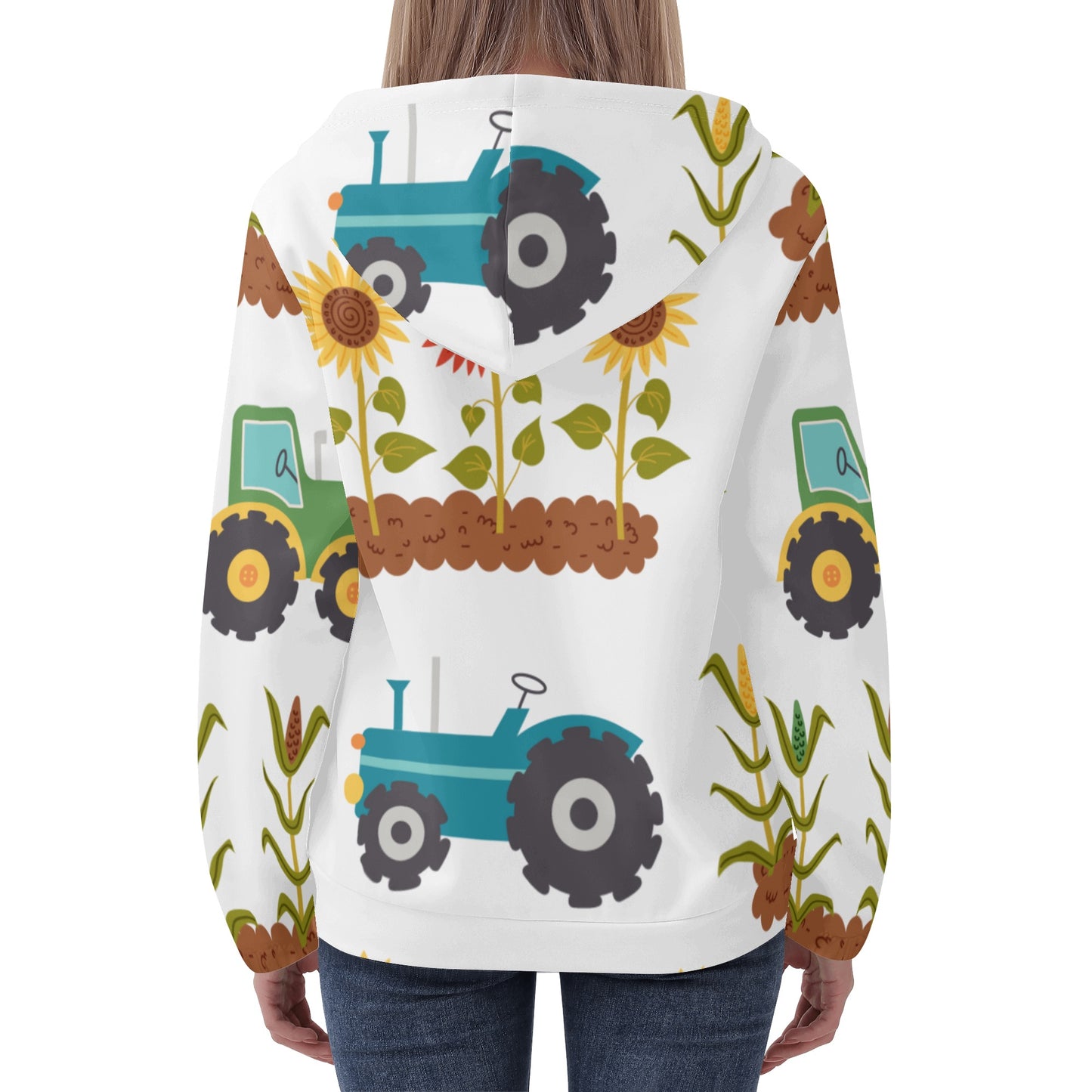 Sunny Farm Tractor Hoodie