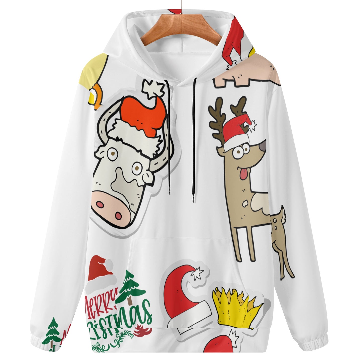 Festive Fun Christmas Cartoon Hoodie