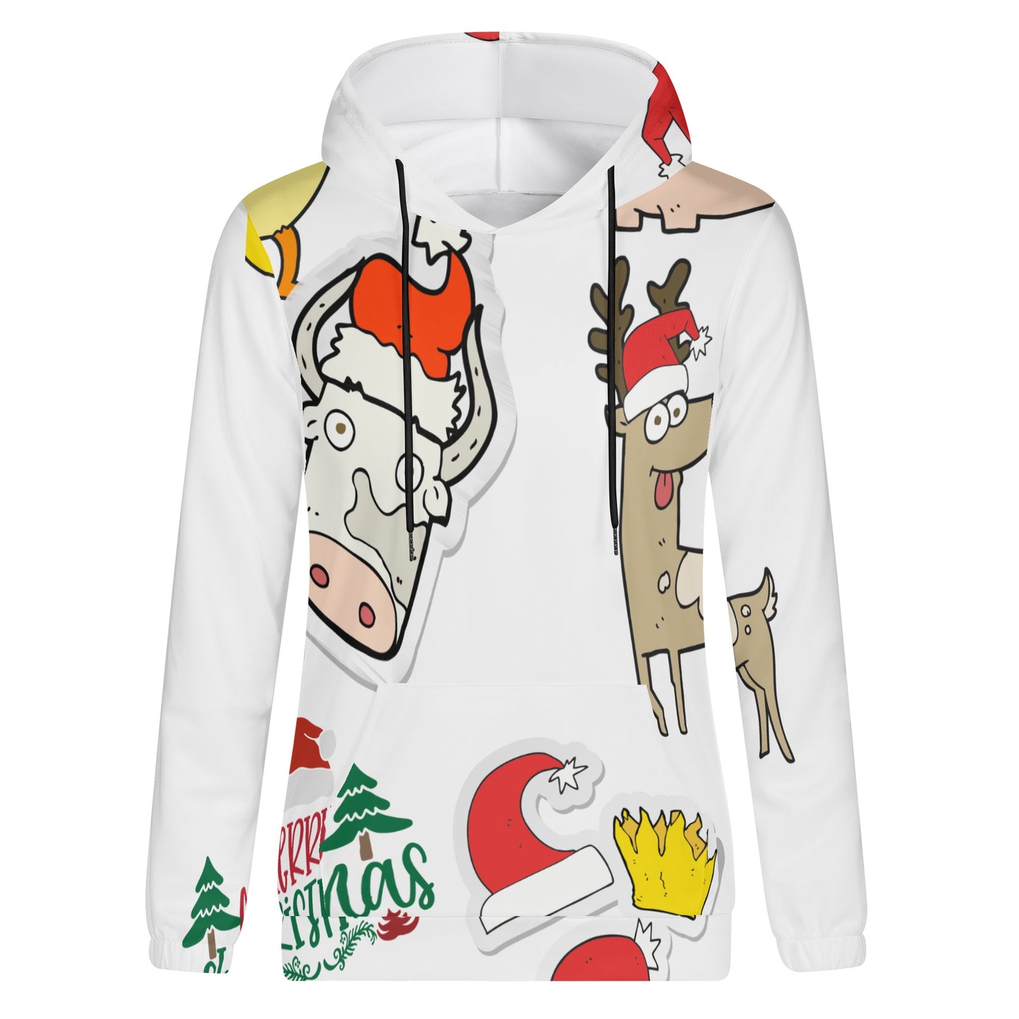 Festive Fun Christmas Cartoon Hoodie