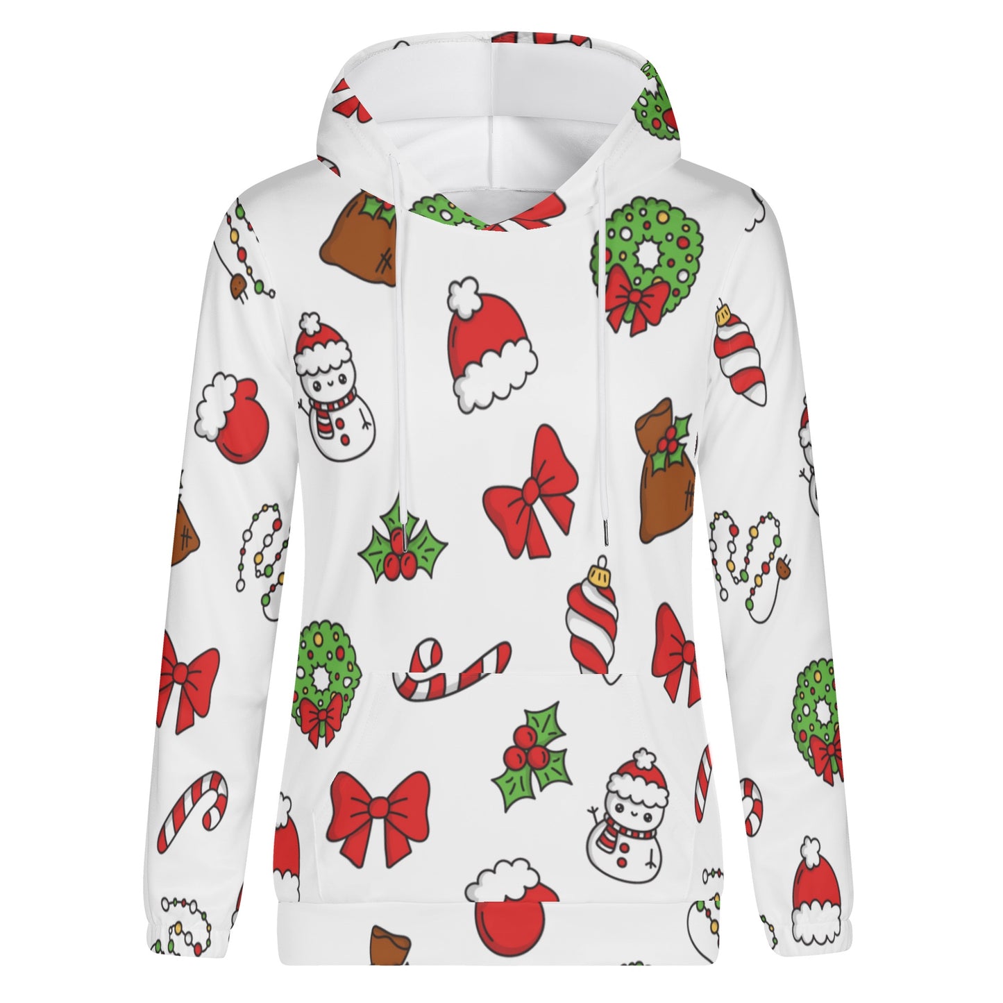 Jolly Black Christmas Icons Hoodie