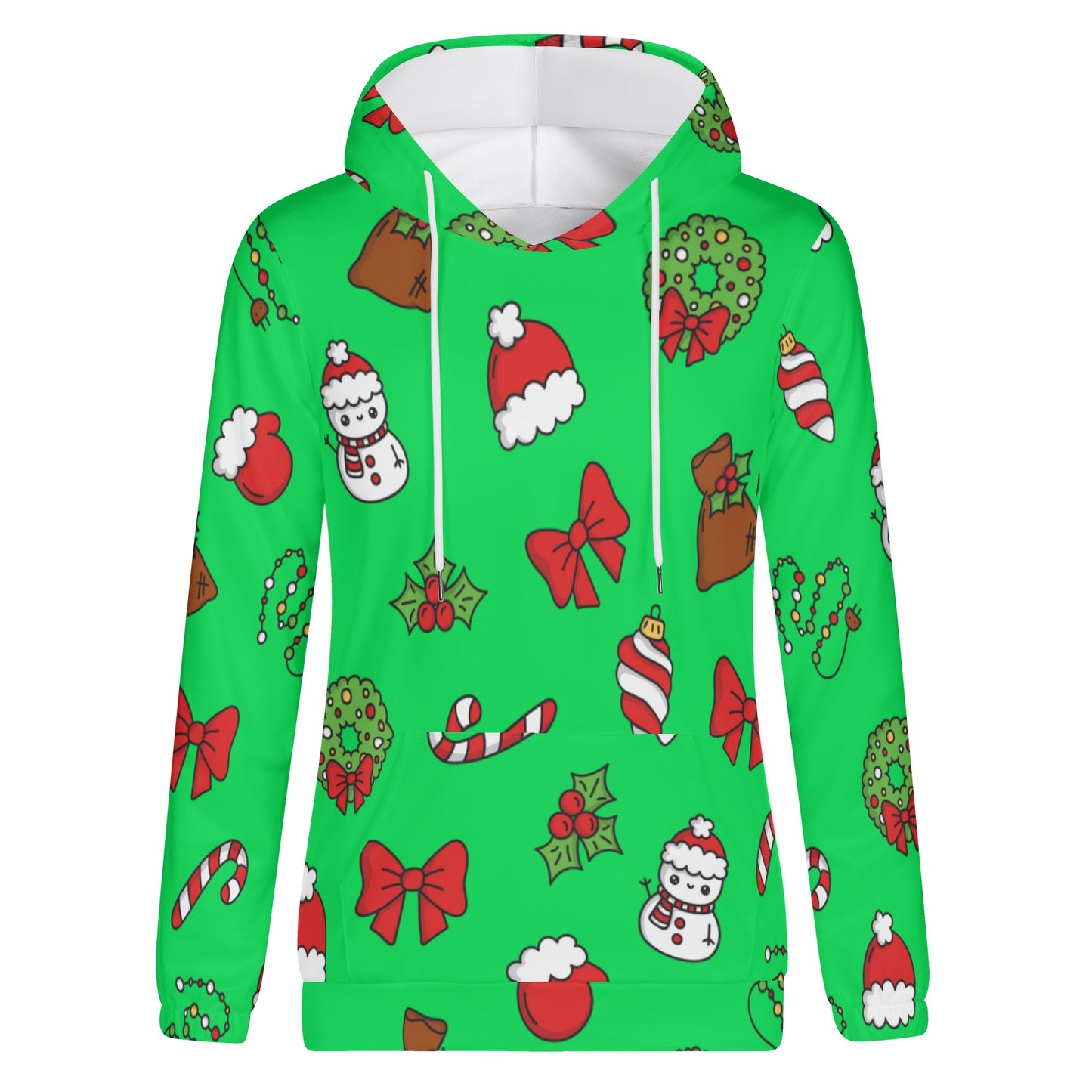 Jolly Black Christmas Icons Hoodie