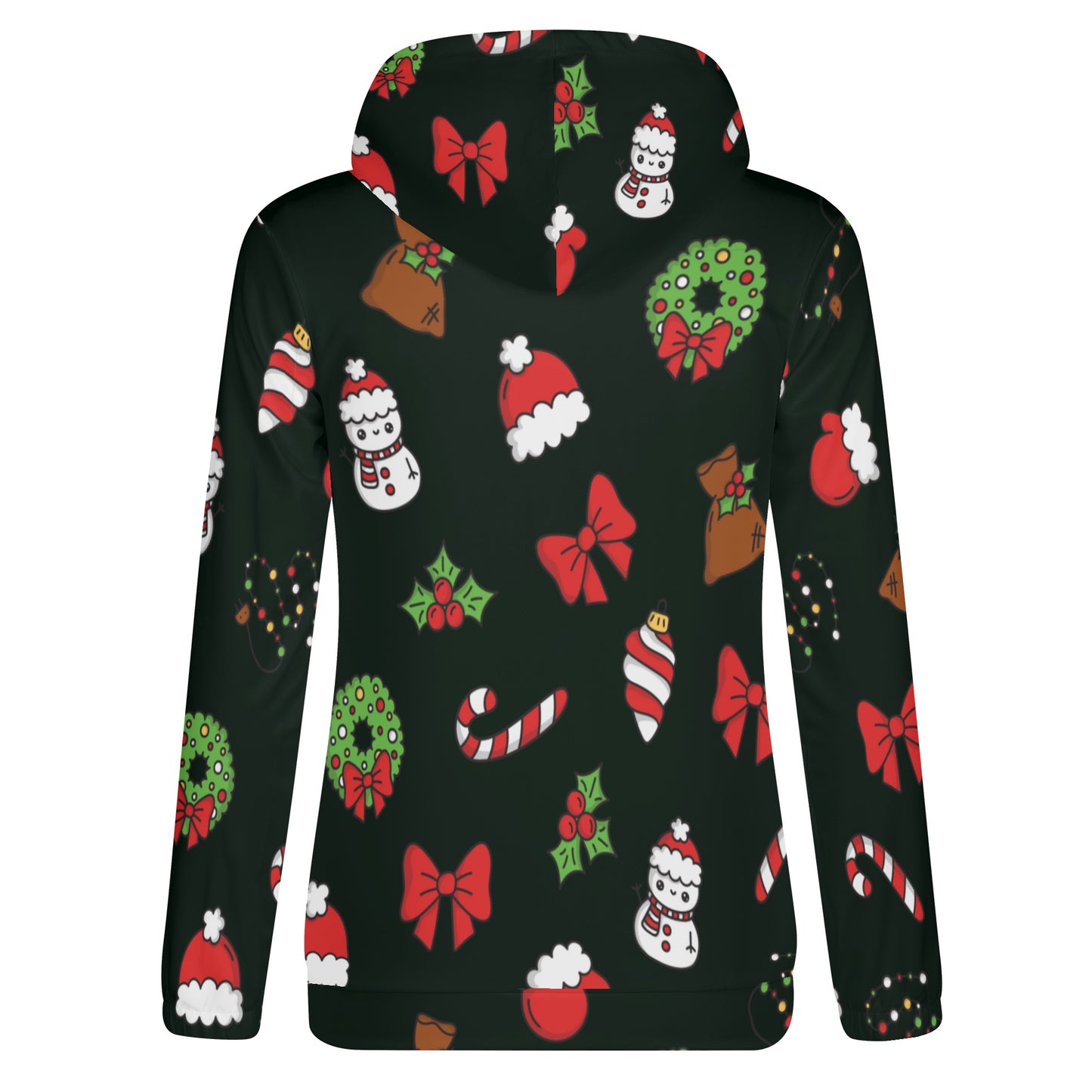 Jolly Black Christmas Icons Hoodie