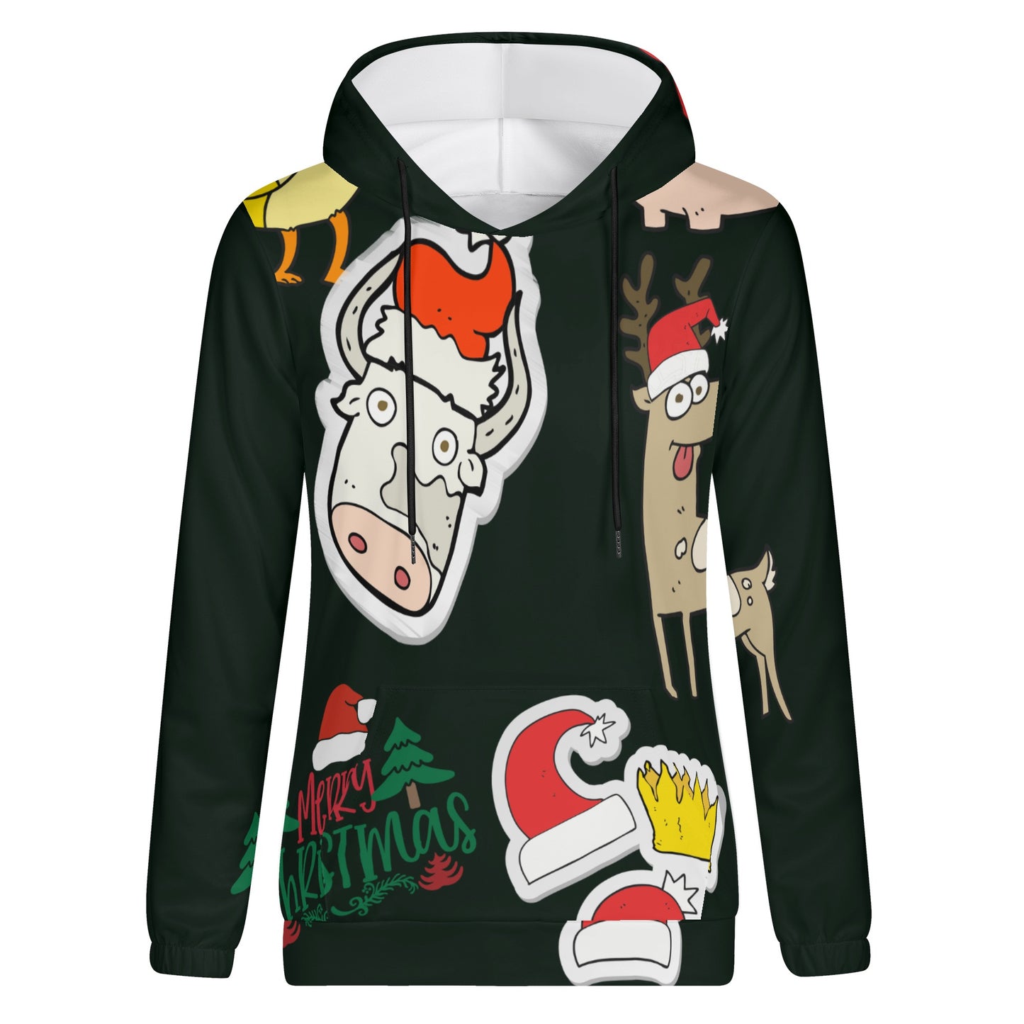 Festive Fun Christmas Cartoon Hoodie