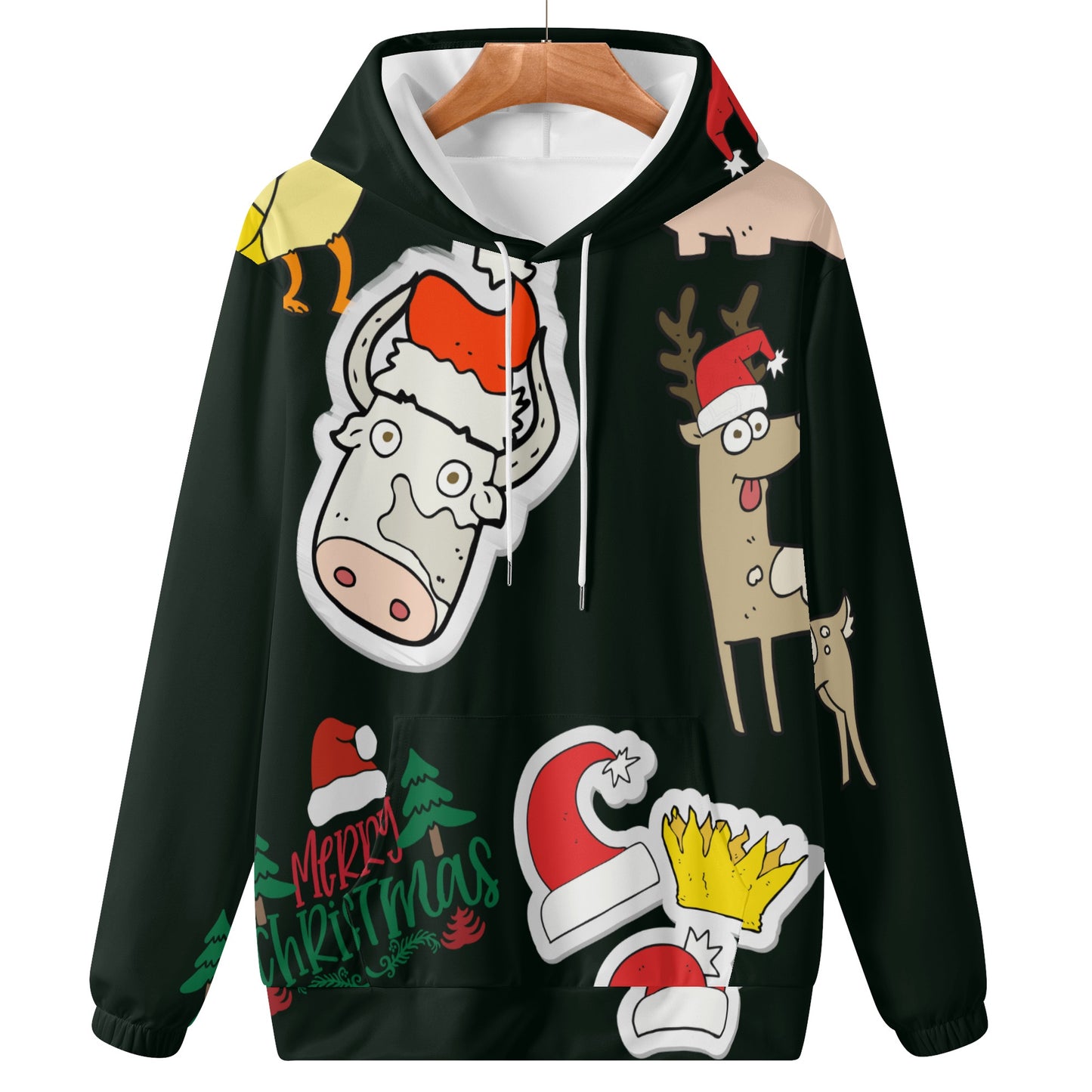 Festive Fun Christmas Cartoon Hoodie