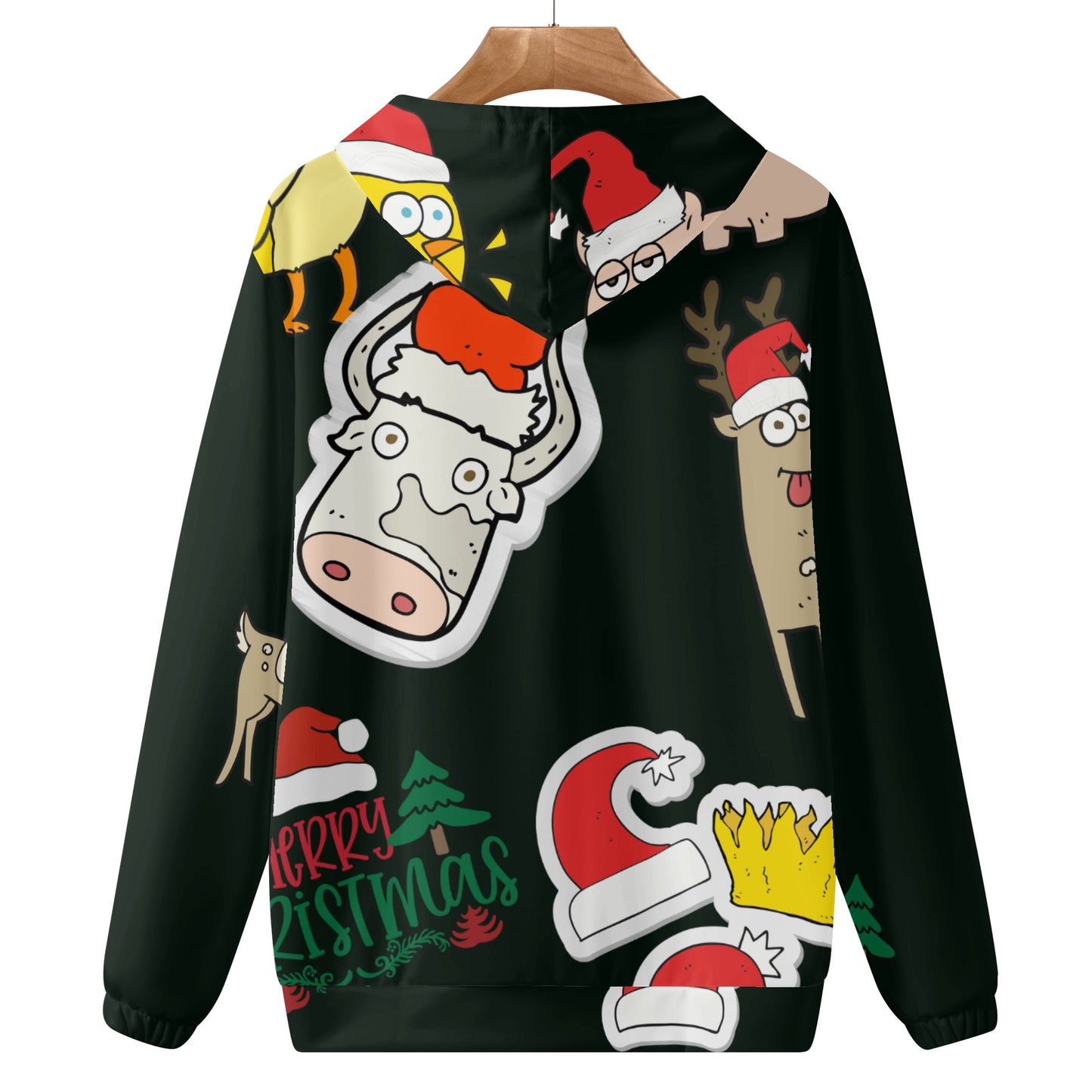 Festive Fun Christmas Cartoon Hoodie