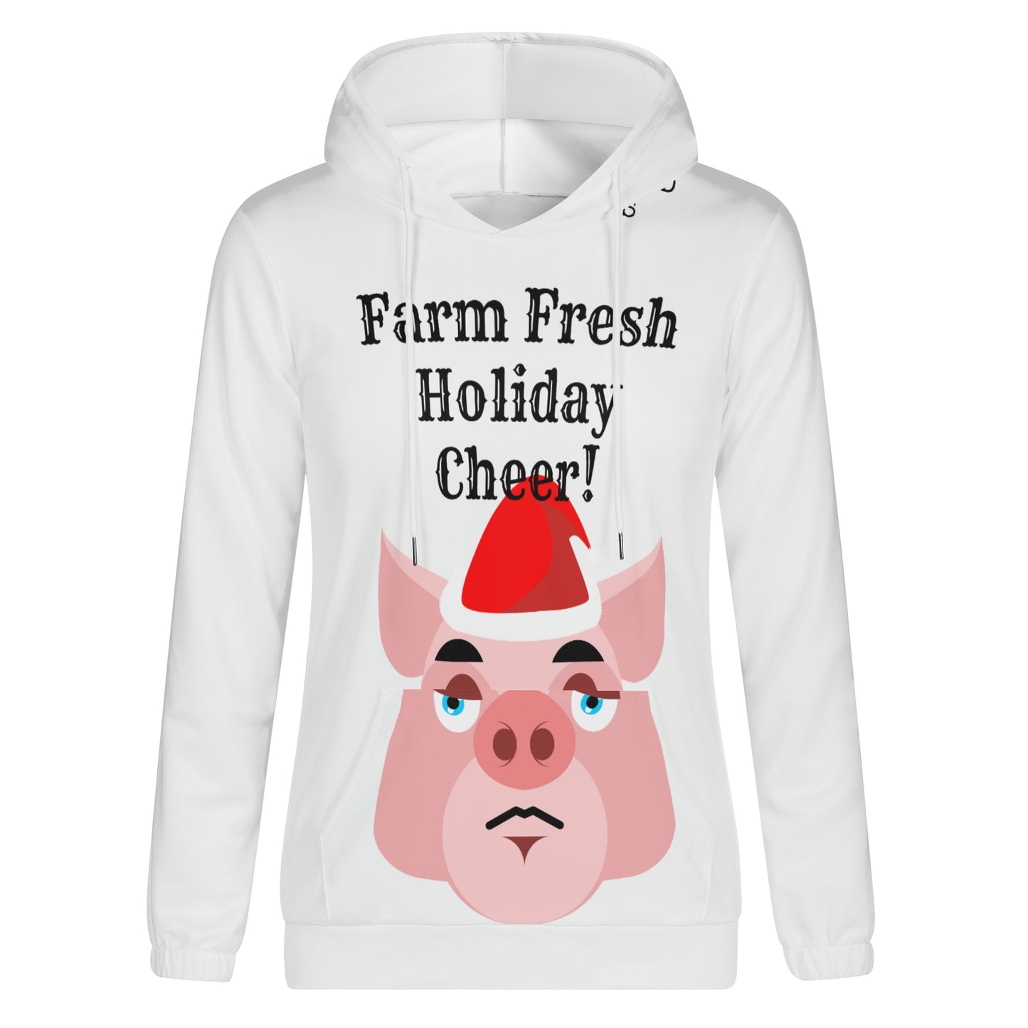 Farm Fresh Holiday Cheer Pig Hoodie