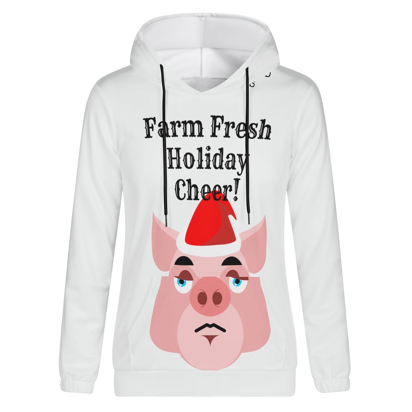 Farm Fresh Holiday Cheer Pig Hoodie