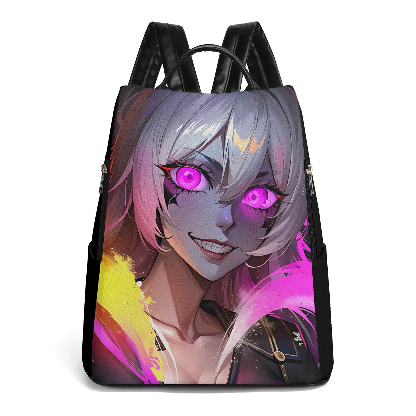 Anime Neon Eyes Anti-theft Backpack