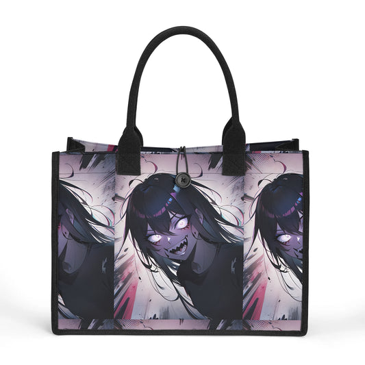 Beauheil Spooky Dimension Canvas Tote Bag（3 layers）