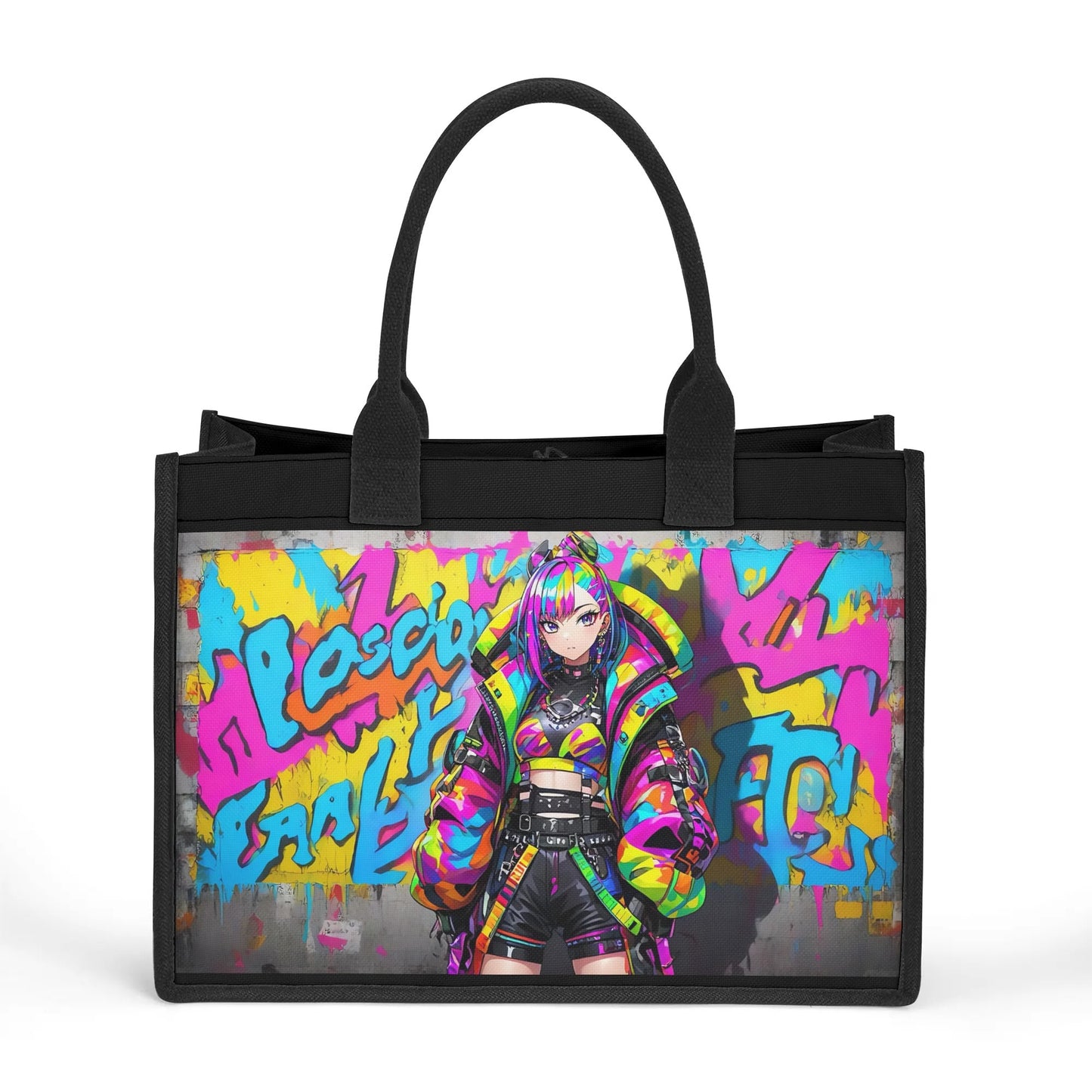 Beauheil Neon Warrior  Canvas Tote Bag（3 layers）