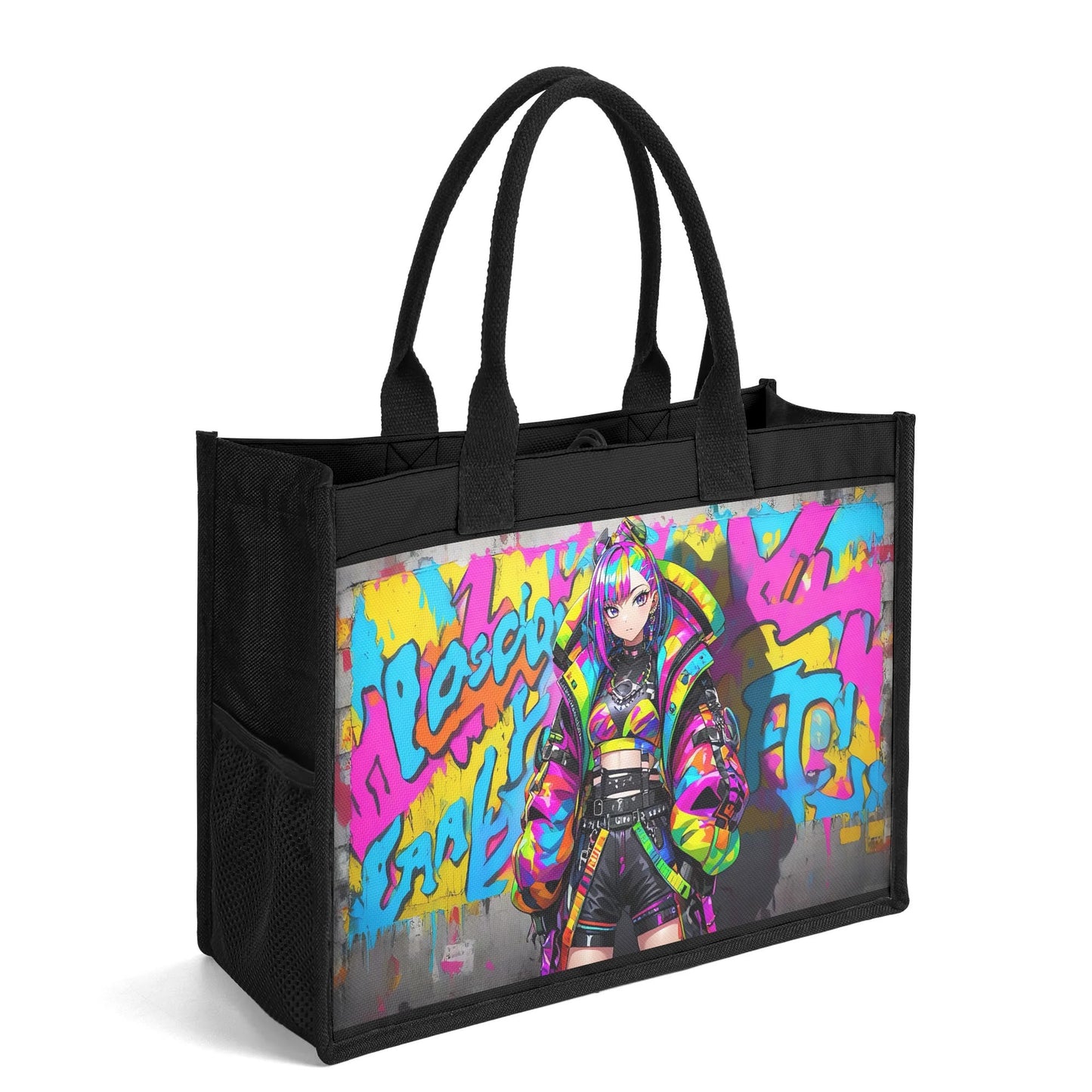 Beauheil Neon Warrior  Canvas Tote Bag（3 layers）