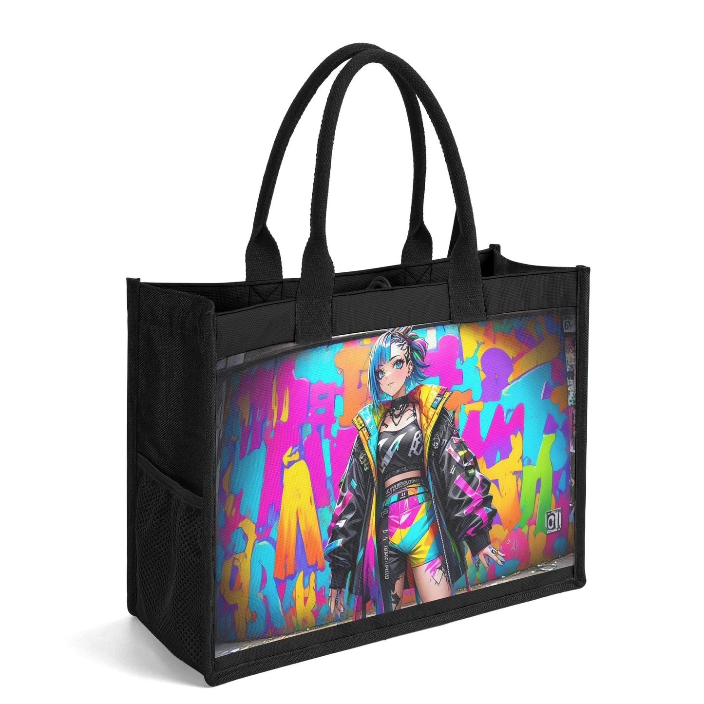 Beauheil Urban Neon Canvas Tote Bag（3 layers）