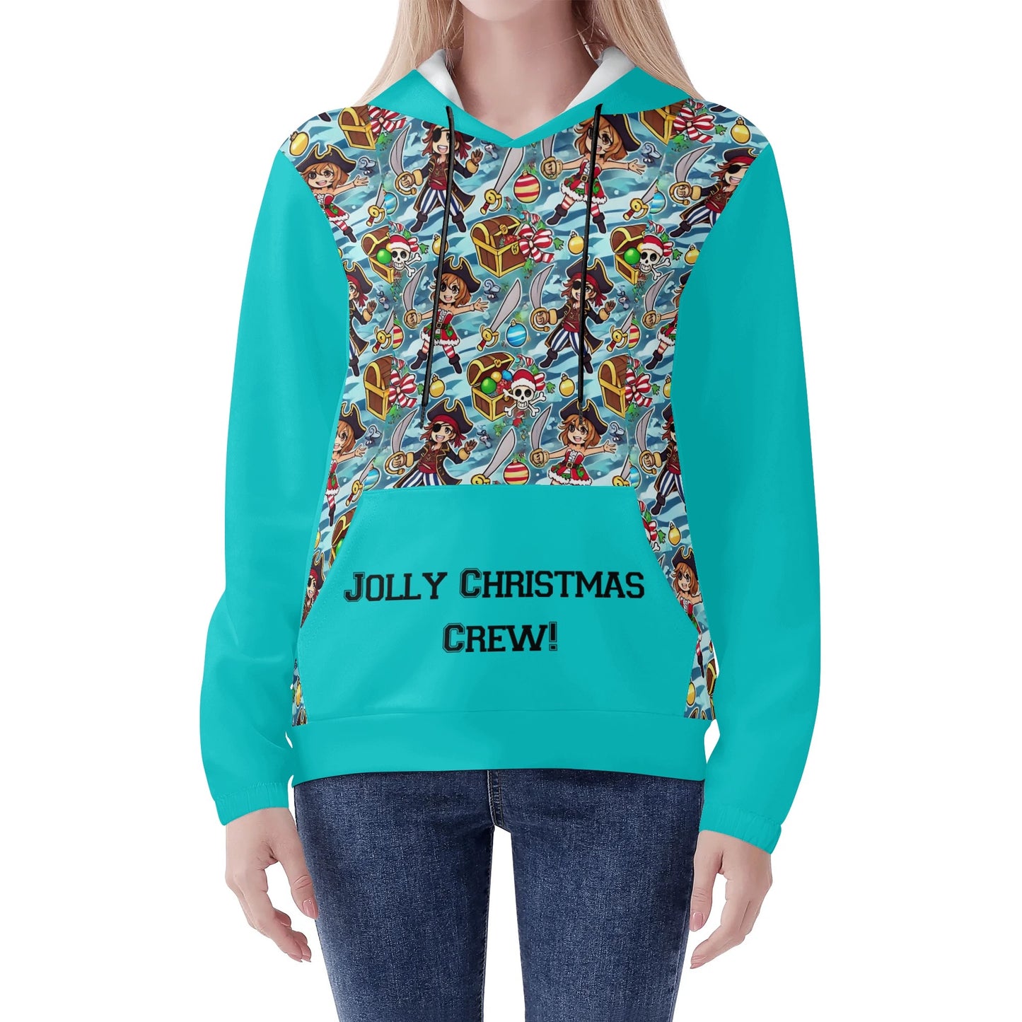 Jolly Christmas Crew Hoodie Sweatshirt