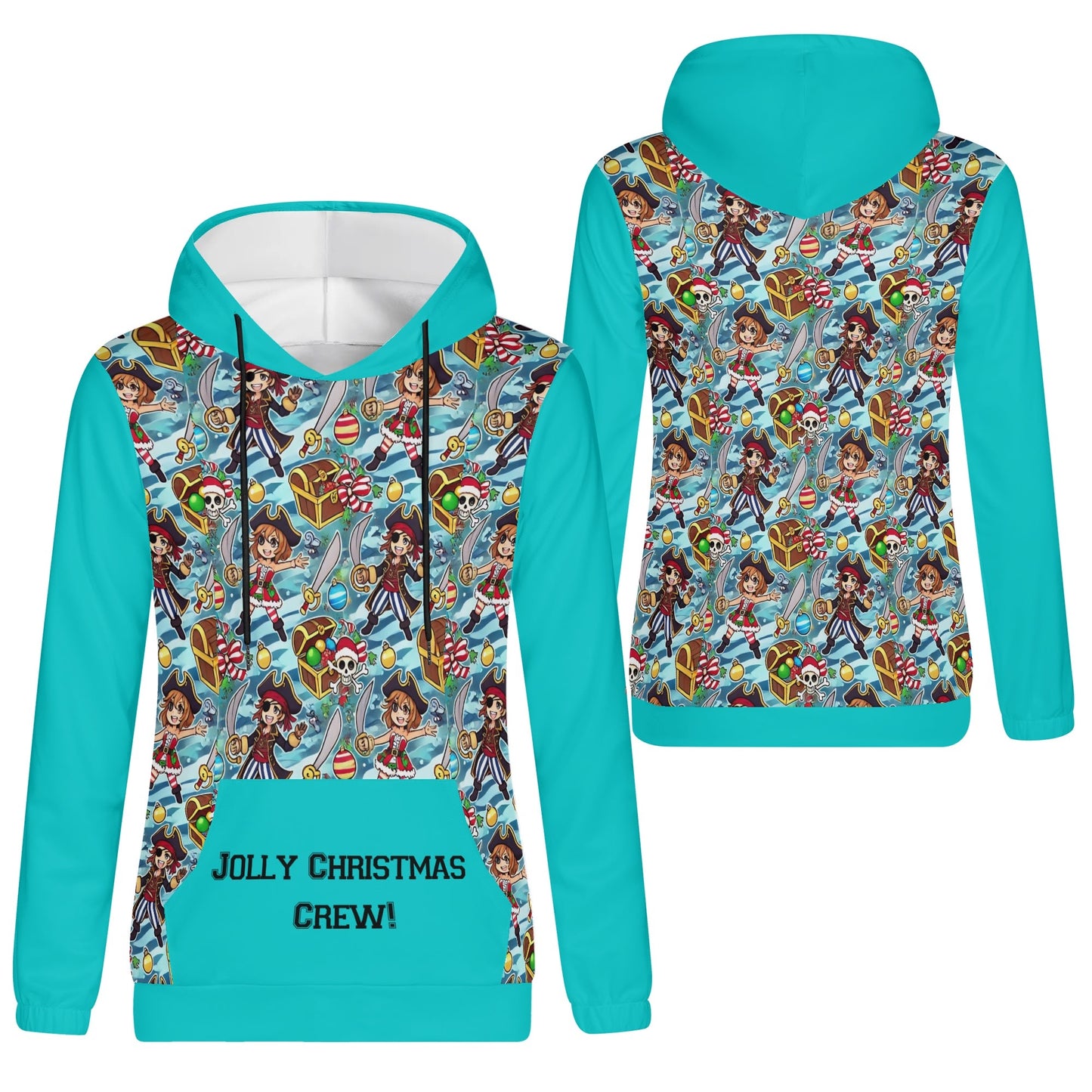 Jolly Christmas Crew Hoodie Sweatshirt