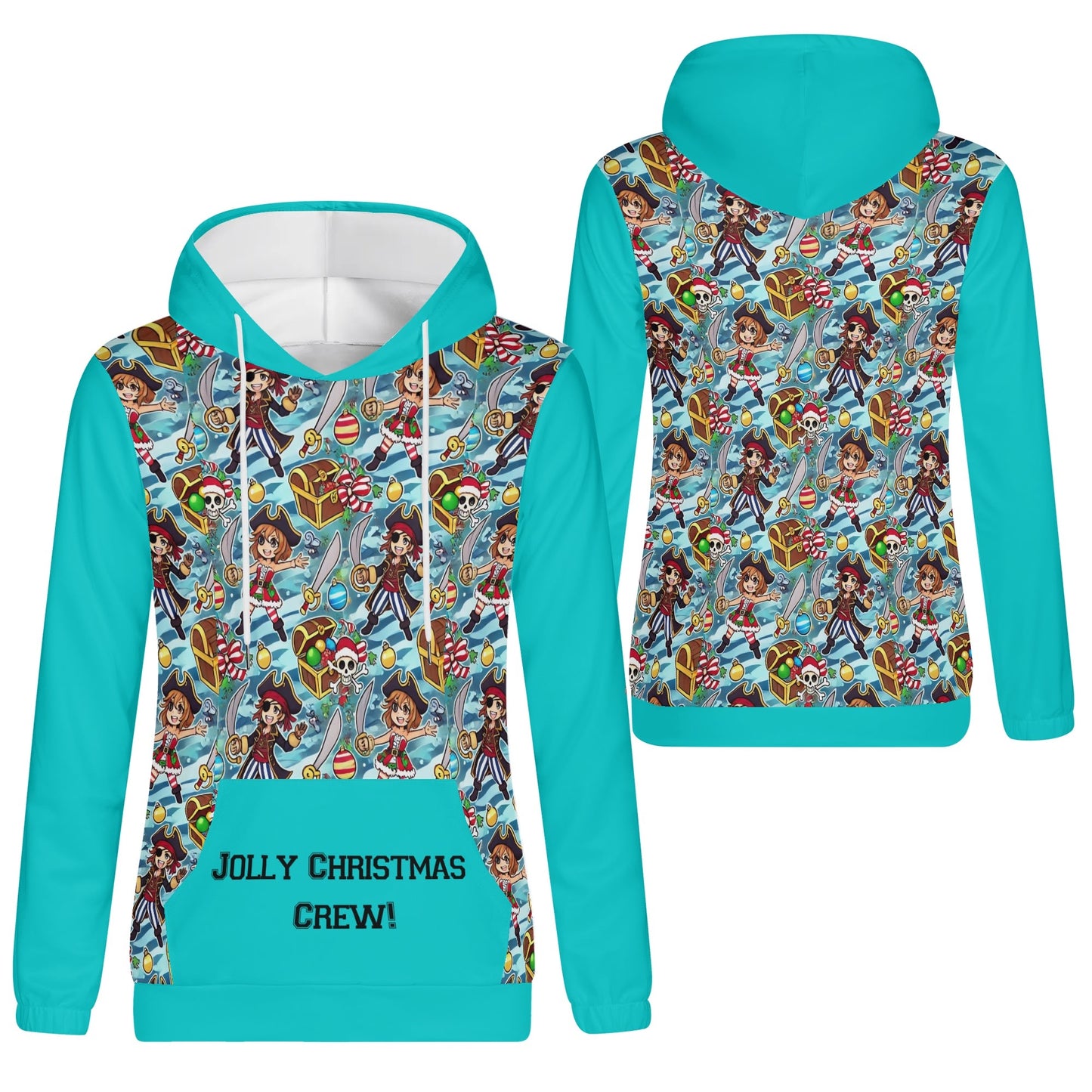 Jolly Christmas Crew Hoodie Sweatshirt